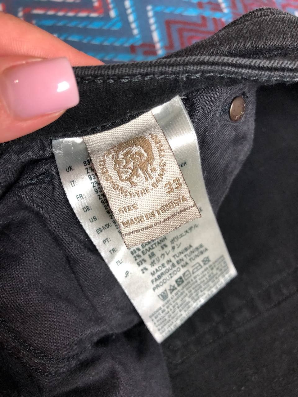 Diesel × Vintage Vintage Y2K Diesel Washed Distressed Denim Jeans Slim Size US 33 - 4 Thumbnail