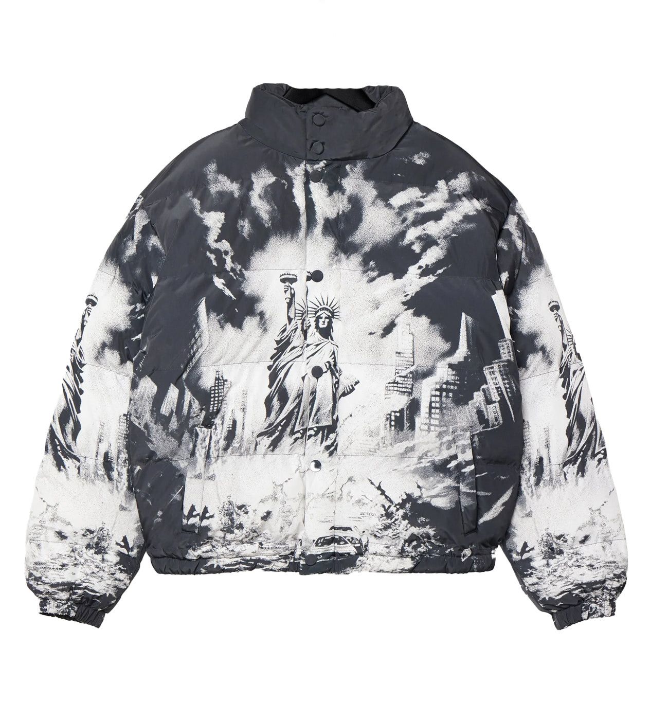 Vale Forever Liberty Down Puffer Jacket Grey Size US S / EU 44-46 / 1 - 1 Thumbnail