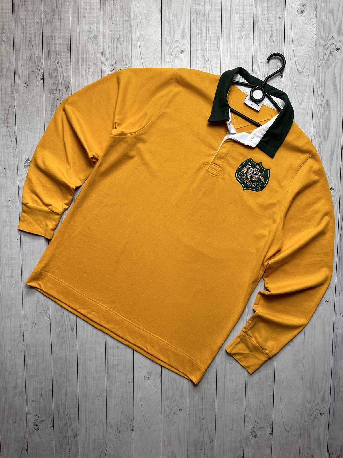 Vintage Vintage Australia rugby jersey size XXL yellow logo Size US XXL / EU 58 / 5 - 1 Thumbnail
