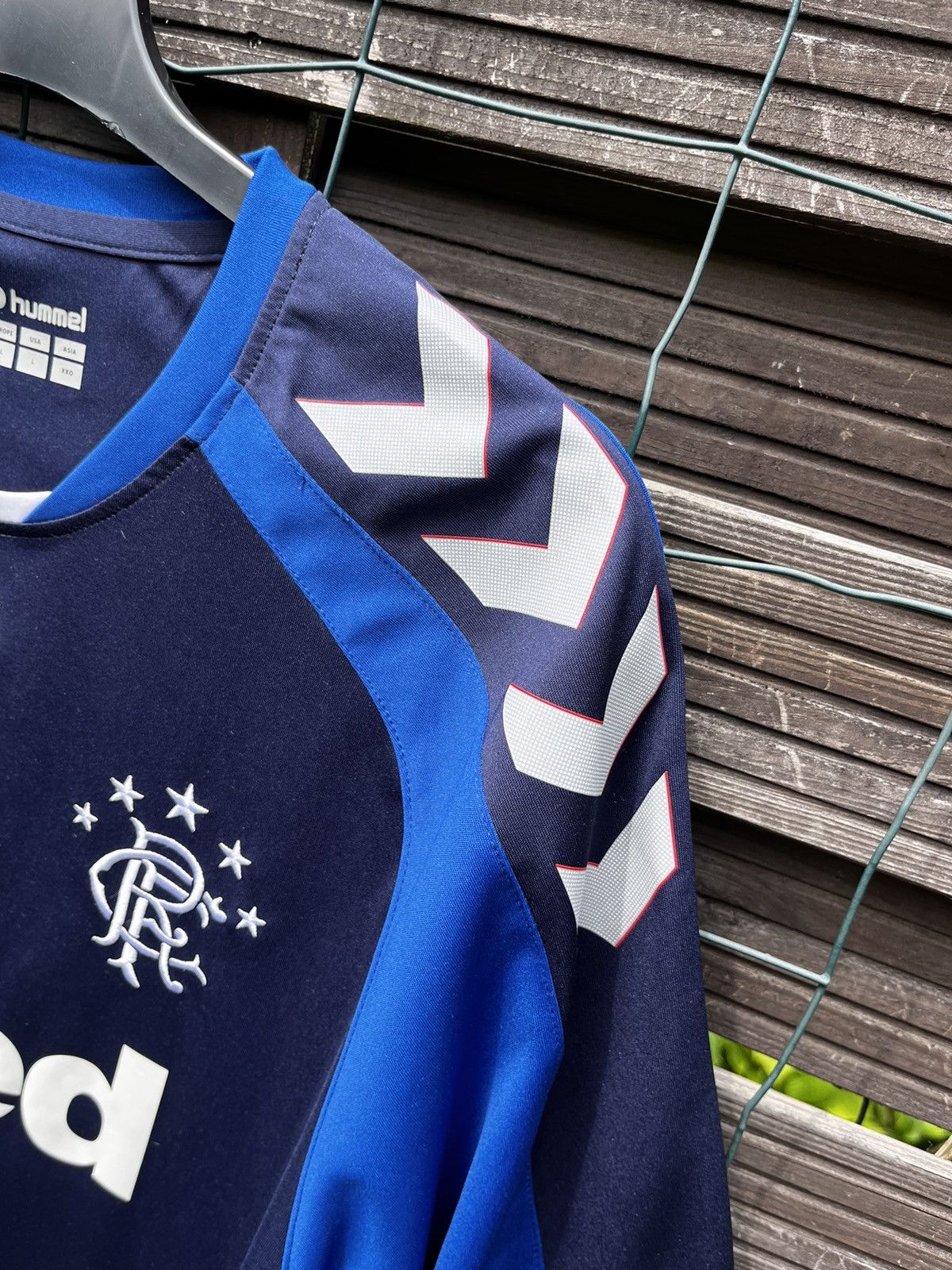 Hummel ⚽️ GLASGOW RANGERS 2018 2019 HUMMEL SOCCER JERSEY FOOTBALL Size US XL / EU 56 / 4 - 4 Thumbnail