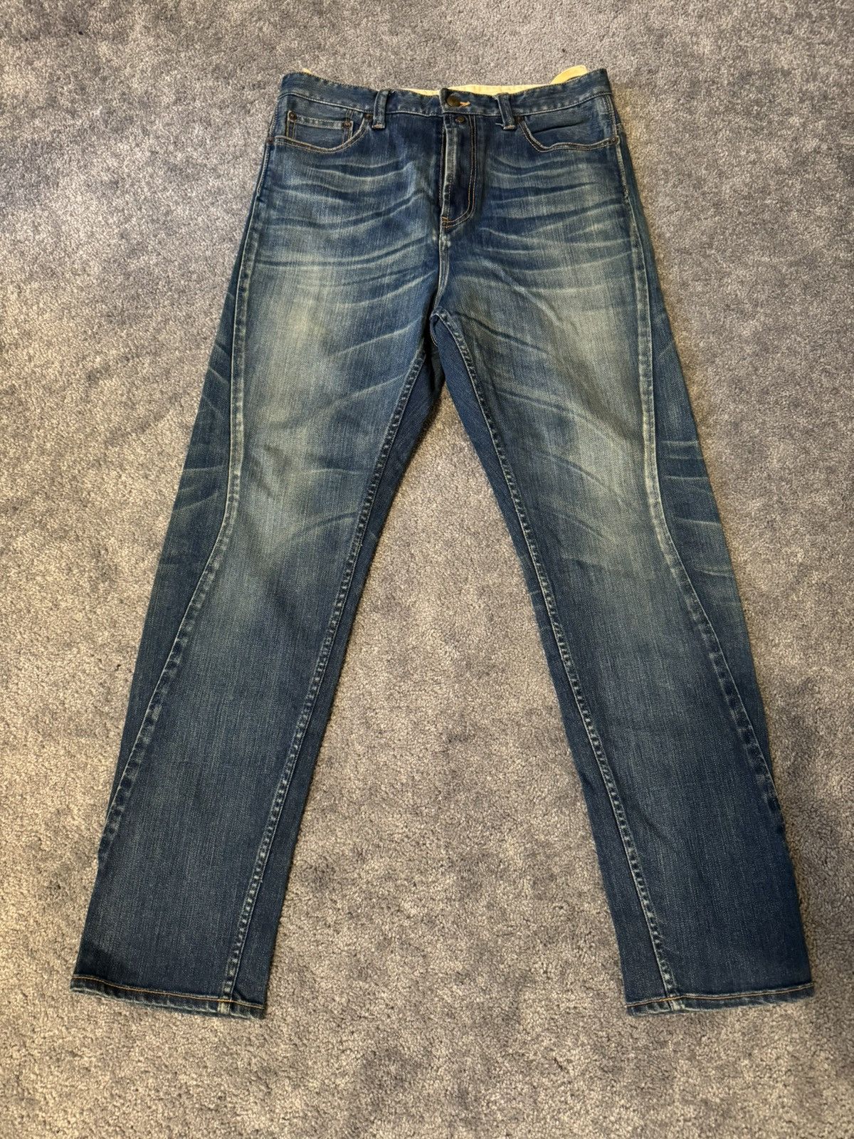 Maison MIHARA YASUHIRO Mihara Yasuhiro Blue Denim Size US 32 / EU 48 - 1 Thumbnail