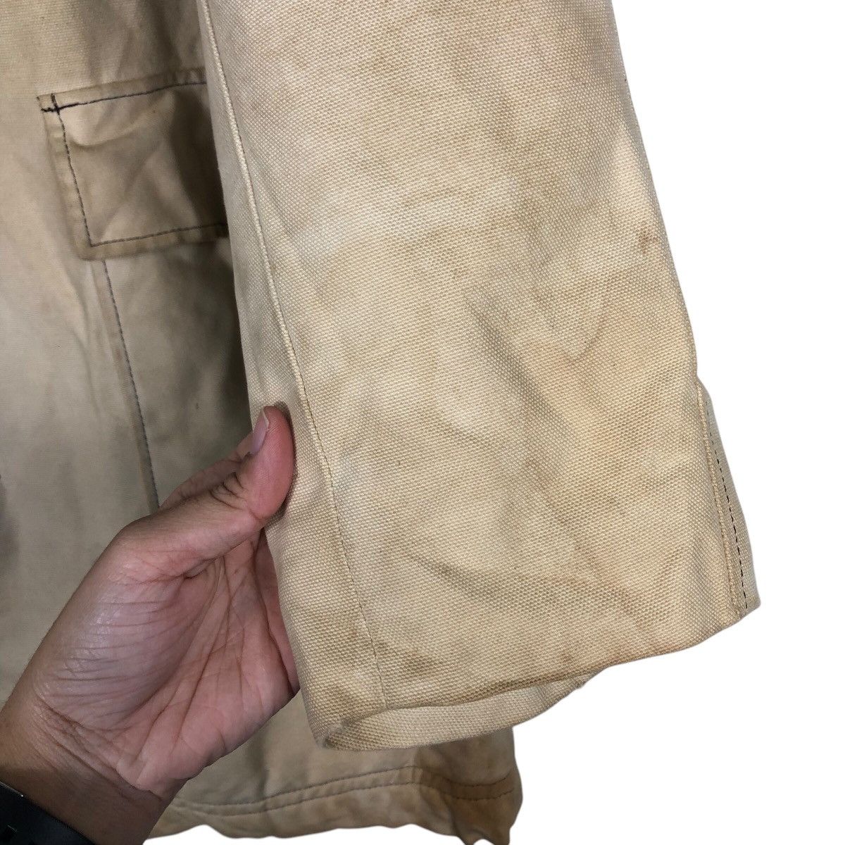Vintage 📌Vintage Chore Work Jacket Blanket Campbell Made in Usa Size US M / EU 48-50 / 2 - 17 Thumbnail