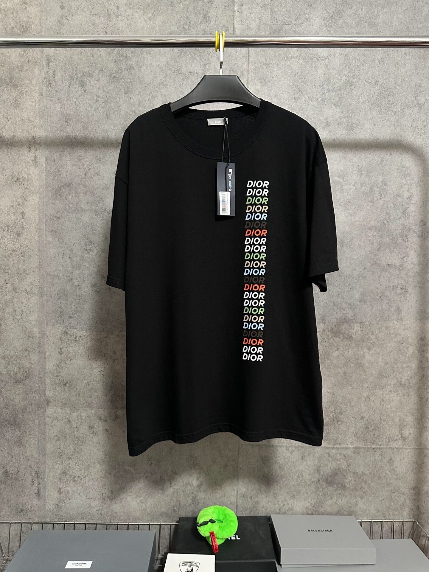 Dior DIOR Rainbow Logo Short-Sleeve T-Shirt Size US XL / EU 56 / 4 - 1 Thumbnail