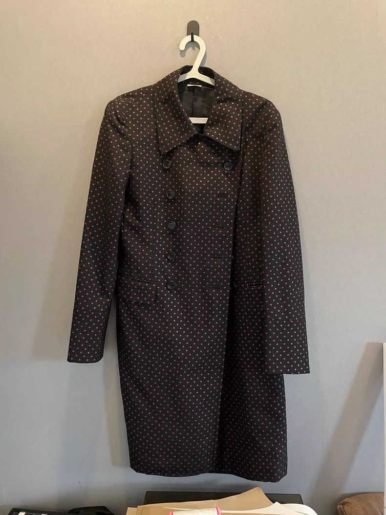 Comme des Garcons Comme Des Garcons Polka Dot Belted Trench Coat
