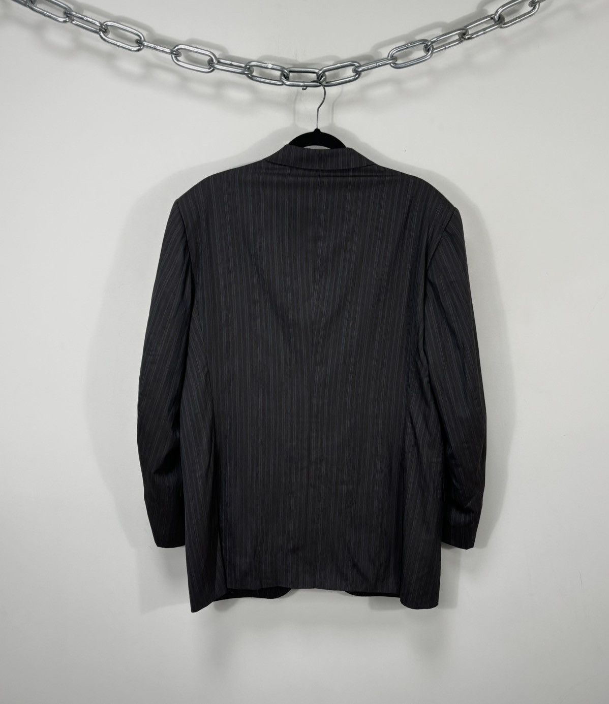 Kiton Kiton Napoli Men’s Pinstripe Light Brown 14 Micron Wool Suit Size 46R - 4 Thumbnail