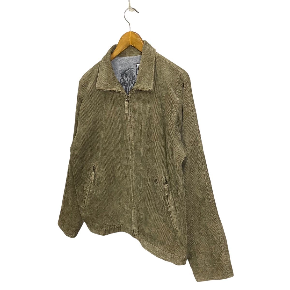 Vintage Volcom Stone corduroy zipper jacket