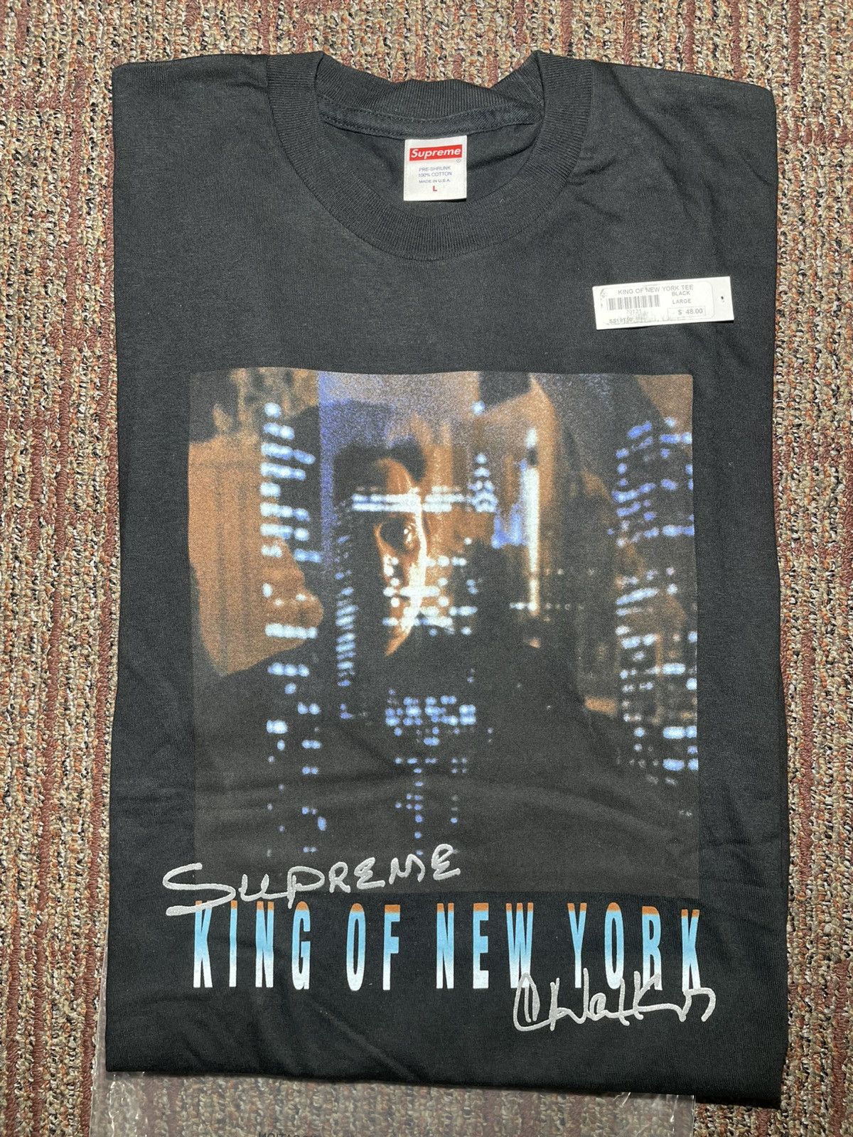 Supreme Supreme King of New York Tee (Large) Size US L / EU 52-54 / 3 - 2 Thumbnail