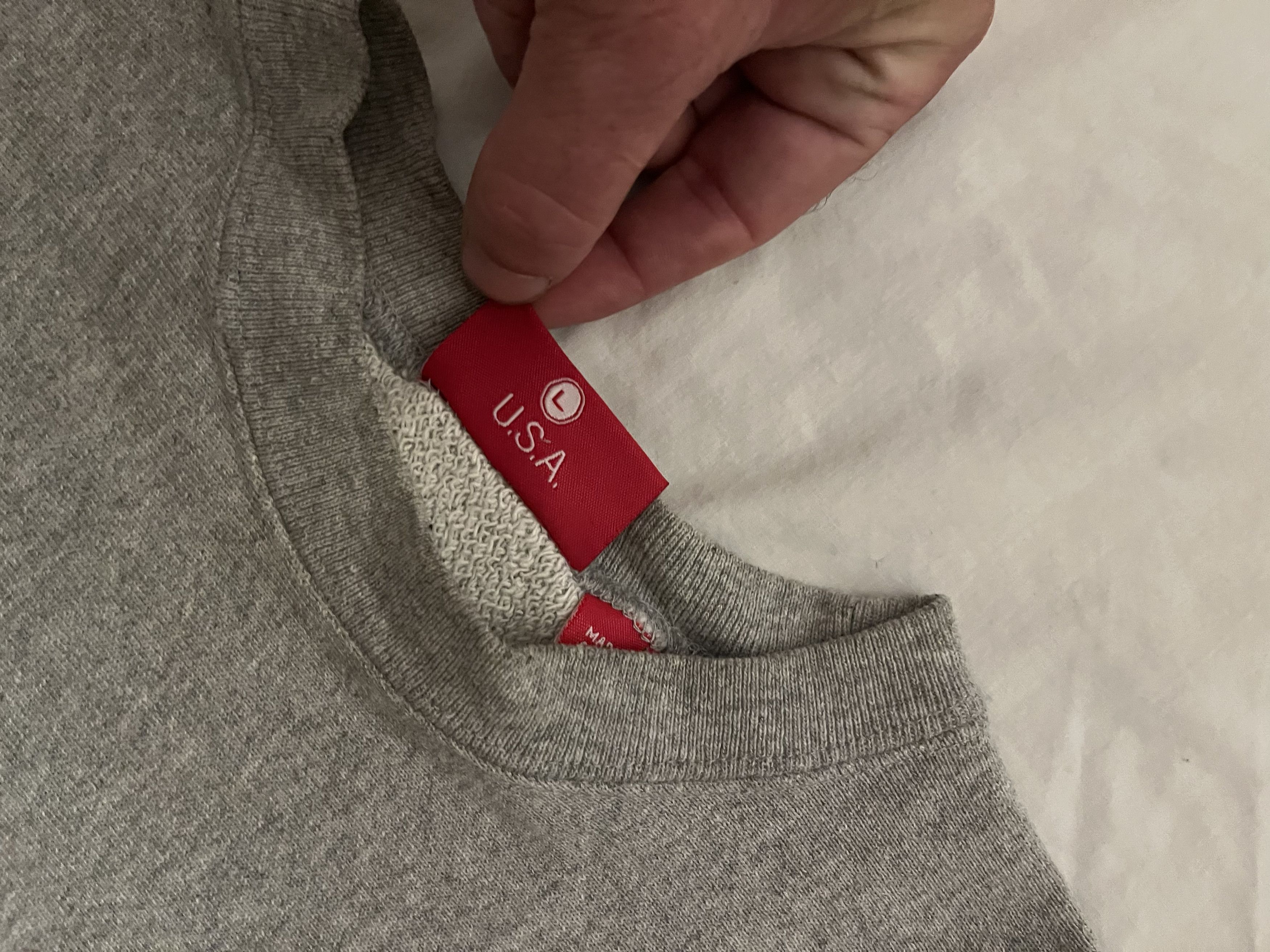 Supreme Supreme 1997 Arabic Crewneck Sweatshirt Gray Size US L / EU 52-54 / 3 - 3 Thumbnail