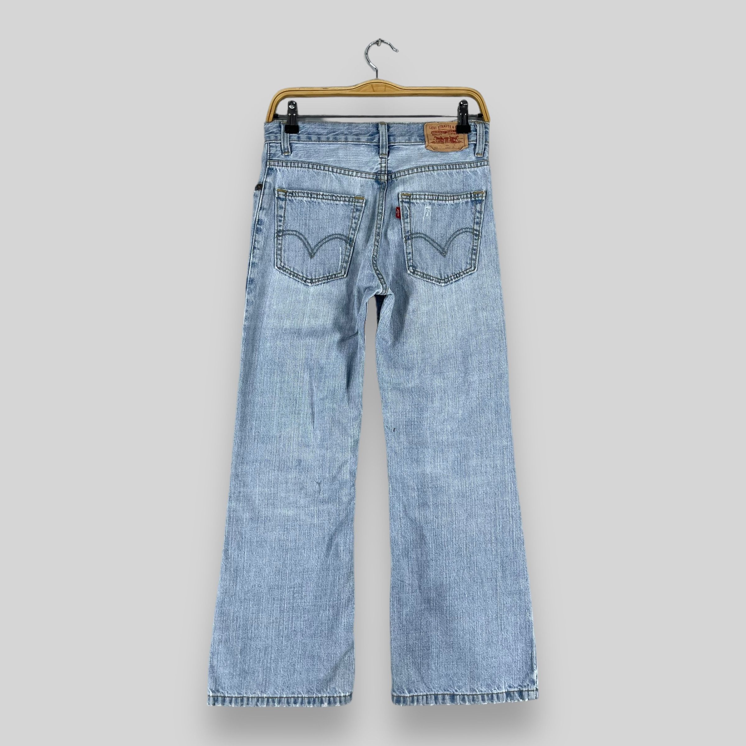 Levi's × Vintage Size 28 Vintage Distressed Levis 527 Slim Bootcut Jeans Size 28" / US 6 / IT 42 - 6 Thumbnail