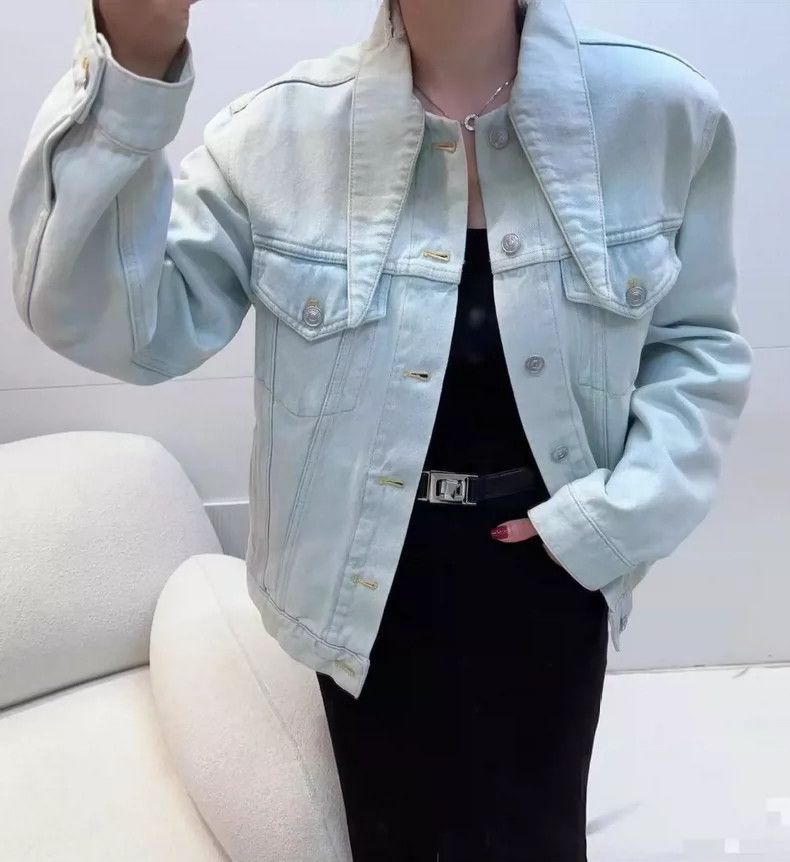 Balenciaga Balenciaga Bow-tie denim jacket 2504-Nextarrow Size XS / US 0-2 / IT 36-38 - 9 Thumbnail