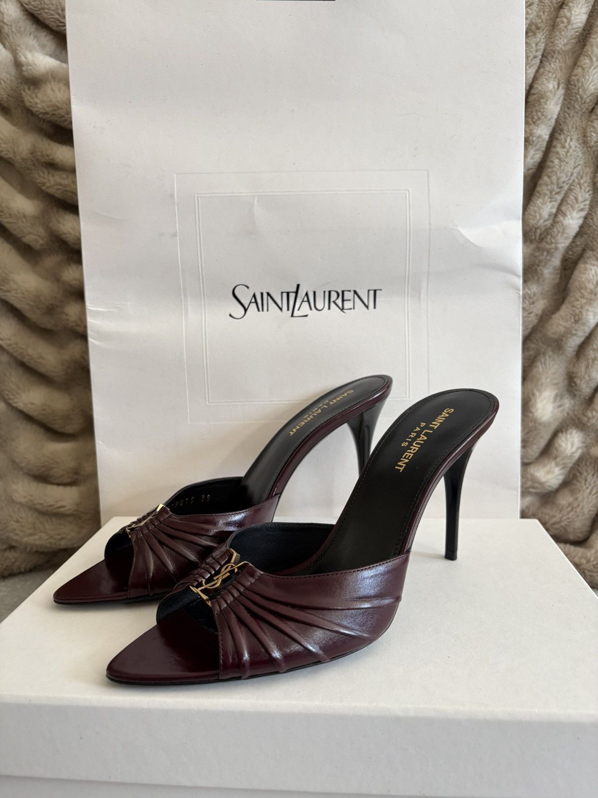 Yves Saint Laurent Yves Saint Laurent Babylone Heels Size US 8 / IT 38 - 1 Thumbnail