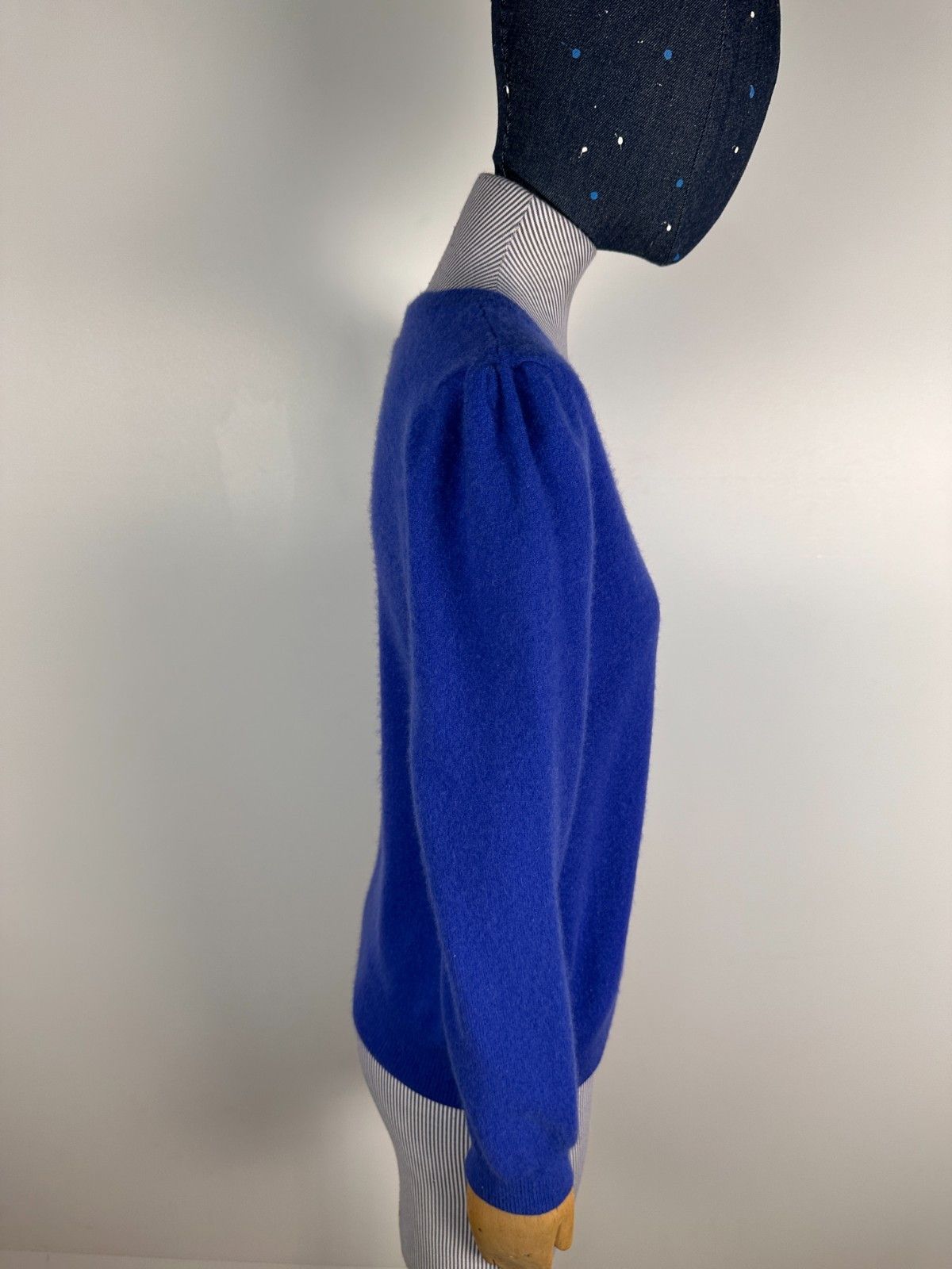 Other F&F 100% Cashmere V-Neck Jumper Sweater Blue Size UK16 Size XL / US 12-14 / IT 48-50 - 6 Thumbnail