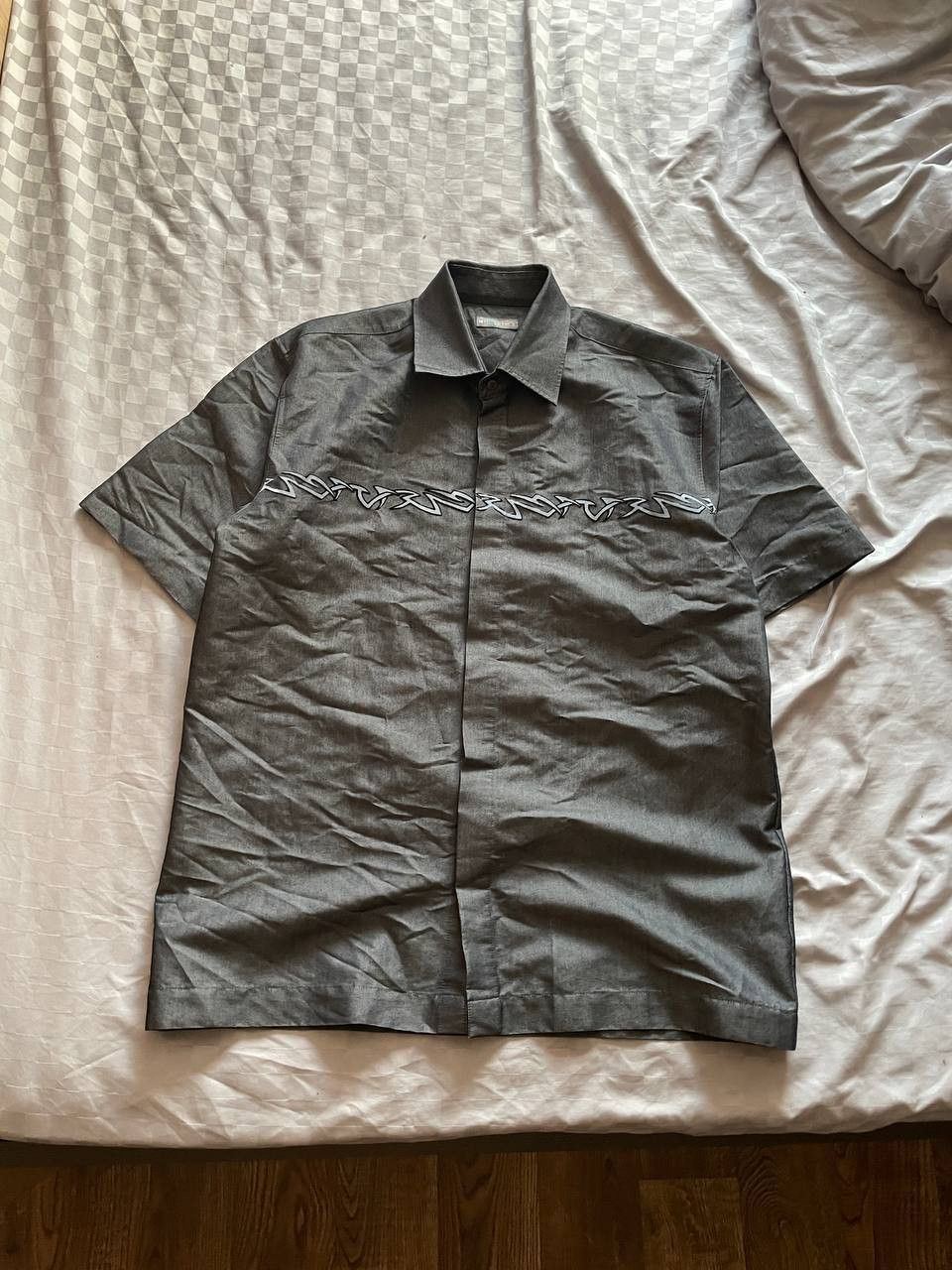 Japanese Brand Vintage tribal button up shirt Y2K rare rave style gothic Size US M / EU 48-50 / 2 - 2 Thumbnail