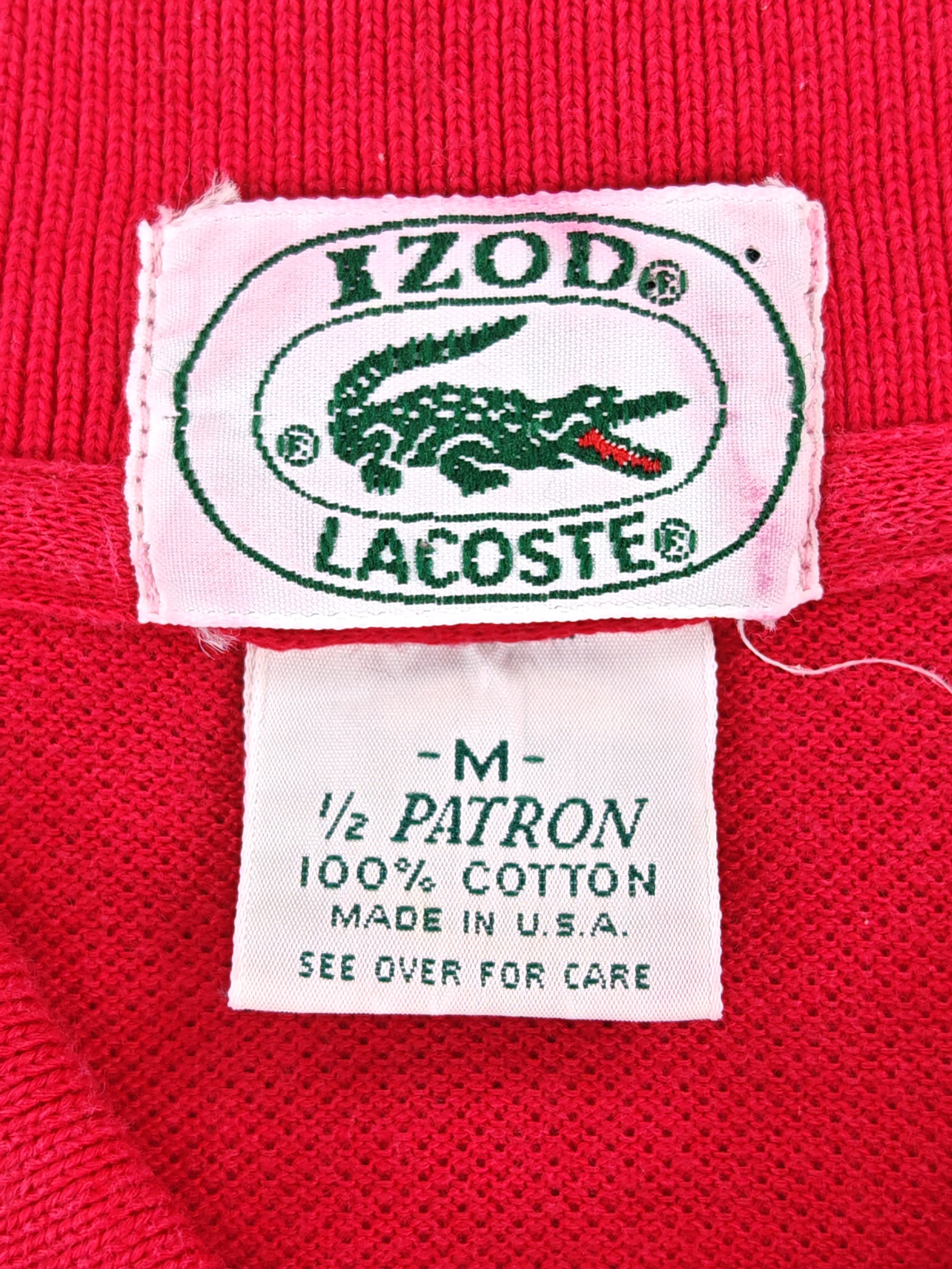 Lacoste Vintage 1970s Izod Lacoste Casual Polo Tee Size US M / EU 48-50 / 2 - 7 Thumbnail