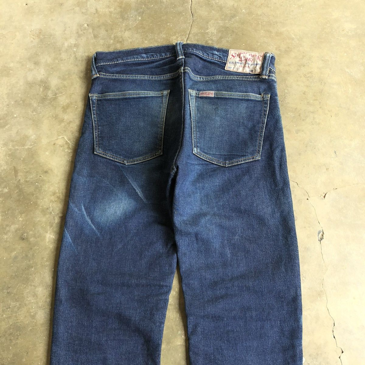 Sugar Cane Vintage Sugar Cane W32 Light Distressed Denim Jeans Pants Size US 31 - 14 Thumbnail