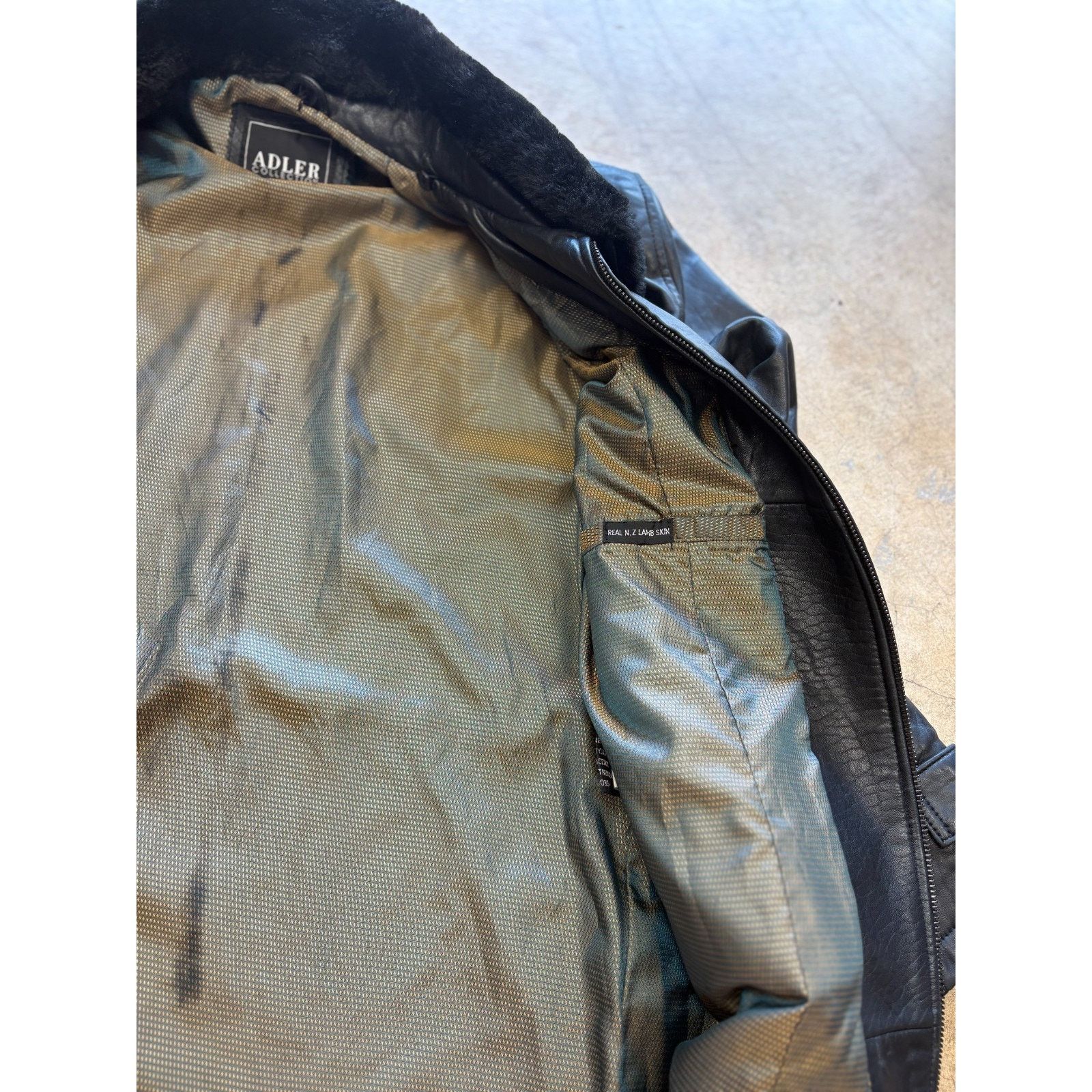 Vintage Adler Collection Leather Coat Women’s L Black Y2K Zip Jacket Size L / US 10 / IT 46 - 6 Thumbnail
