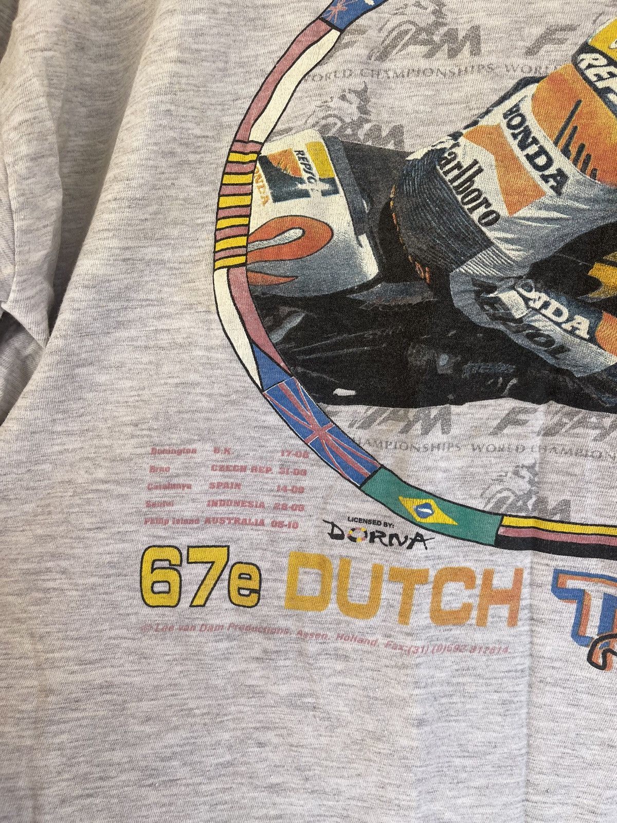 Vintage 1997 Moto TT Grand Prix Dutch World Championship Vintage tee Size US XL / EU 56 / 4 - 16 Thumbnail