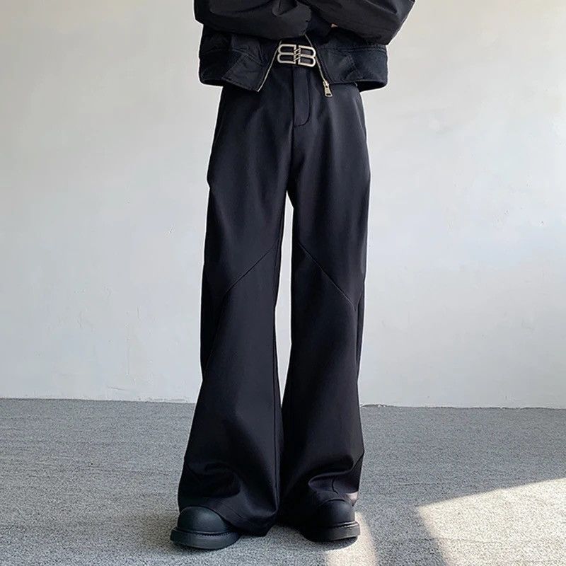 Japanese Brand × Vintage Retro fashion back buckle wrap casual pants Size US 33 - 1 Thumbnail