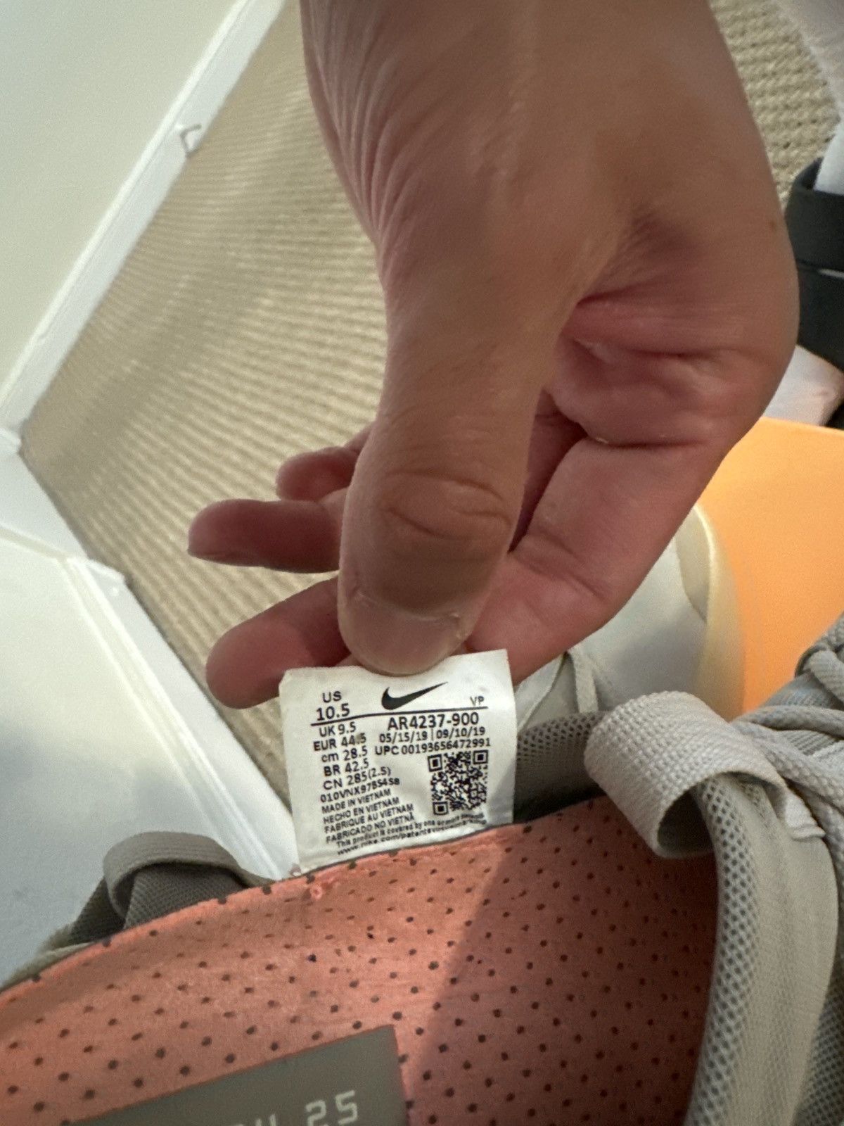 Fear of God × Nike Nike Air Fear of God 1 Size US 10.5 / EU 43-44 - 6 Thumbnail