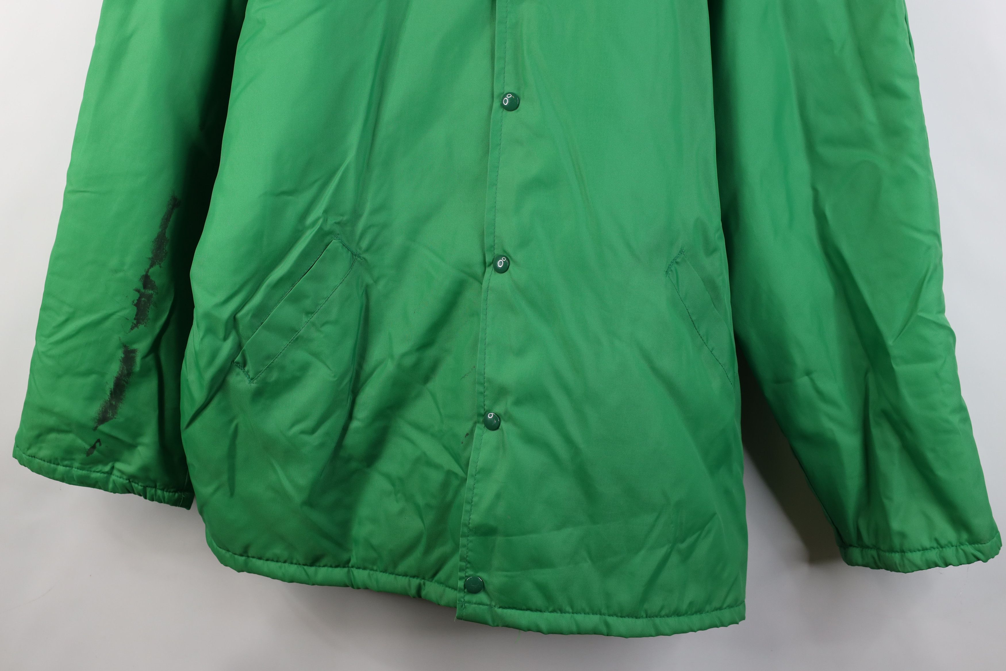 Vintage Vintage 70s Streetwear Hooded Parka Jacket Green USA Size US L / EU 52-54 / 3 - 3 Thumbnail