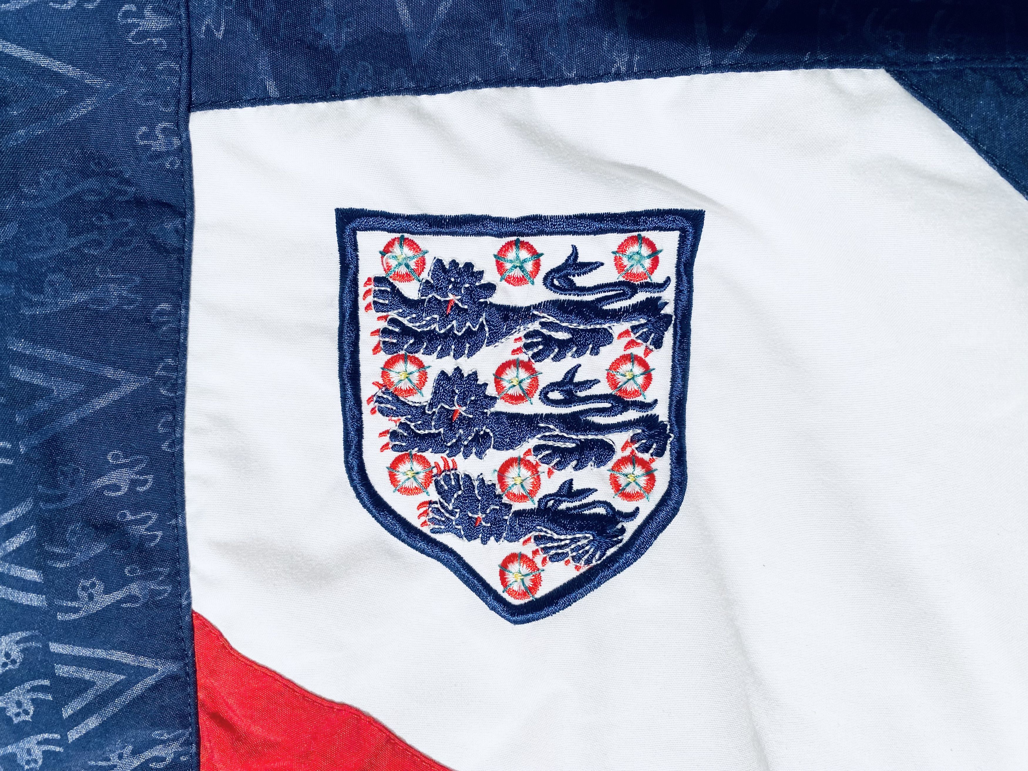 Umbro England Training Full Tracksuit 1990 / 1992 90/92 Size US L / EU 52-54 / 3 - 7 Thumbnail