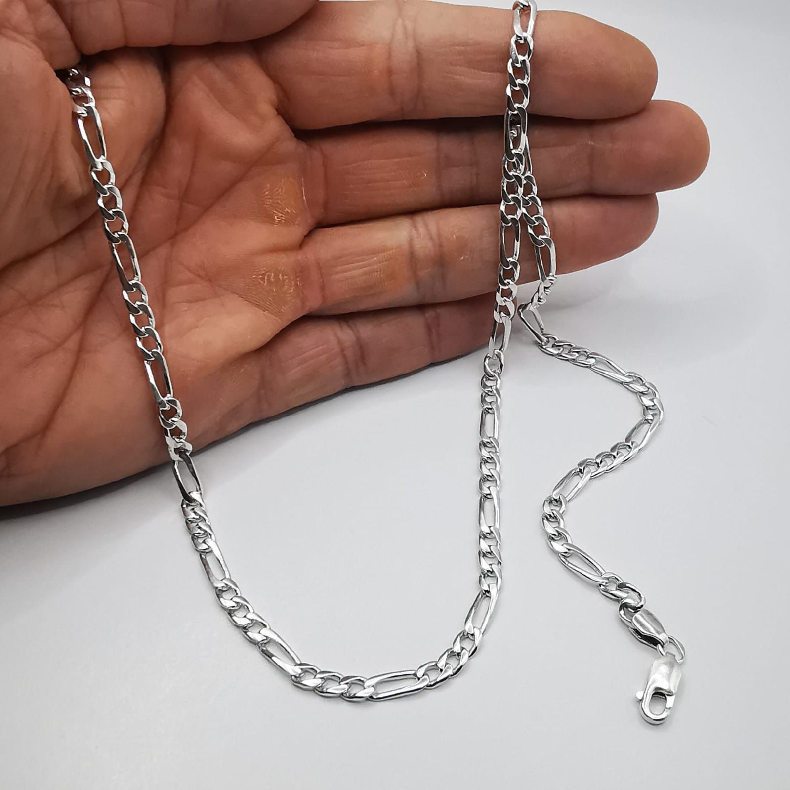 Sterling Silver Vintage Jewelry Chain, 925 Sterling Silver, Signed 20,94g Size ONE SIZE - 5 Thumbnail