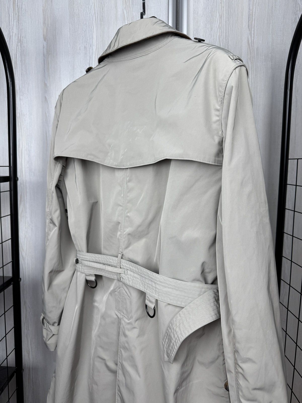 Hackett Hackett Mayfair Falkirk Double-Breasted belted trench coat Size US L / EU 52-54 / 3 - 9 Thumbnail
