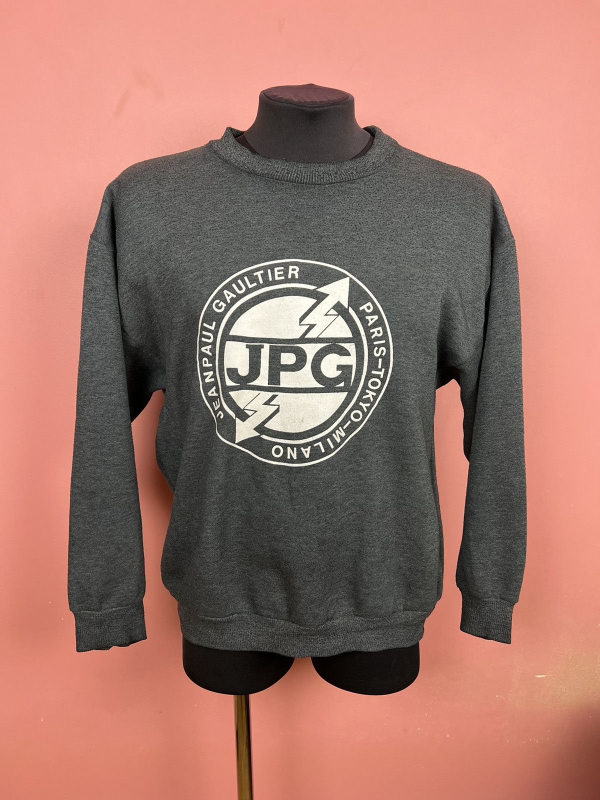 Vintage Jean Paul Gaultier sweatshirt logo vintage rare streetwear Size US M / EU 48-50 / 2 - 1 Thumbnail