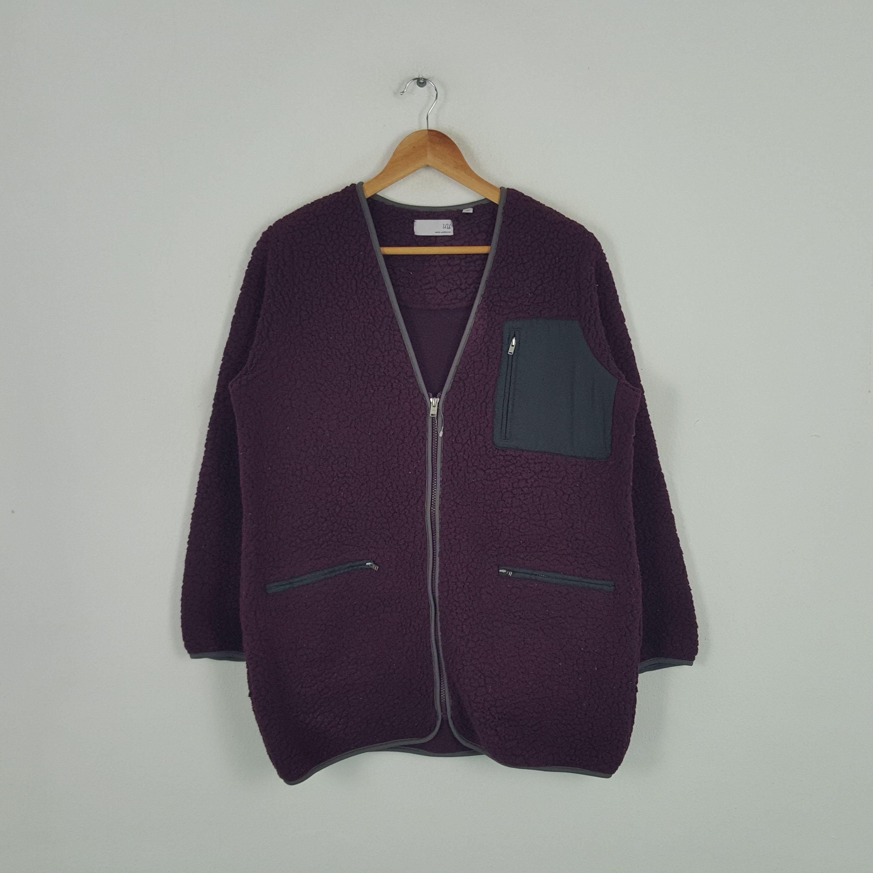 Japanese Brand × Undercover × Vintage Vintage Undercover Japanese Brand Uniqlo Sherpa Jacket Size US L / EU 52-54 / 3 - 3 Thumbnail