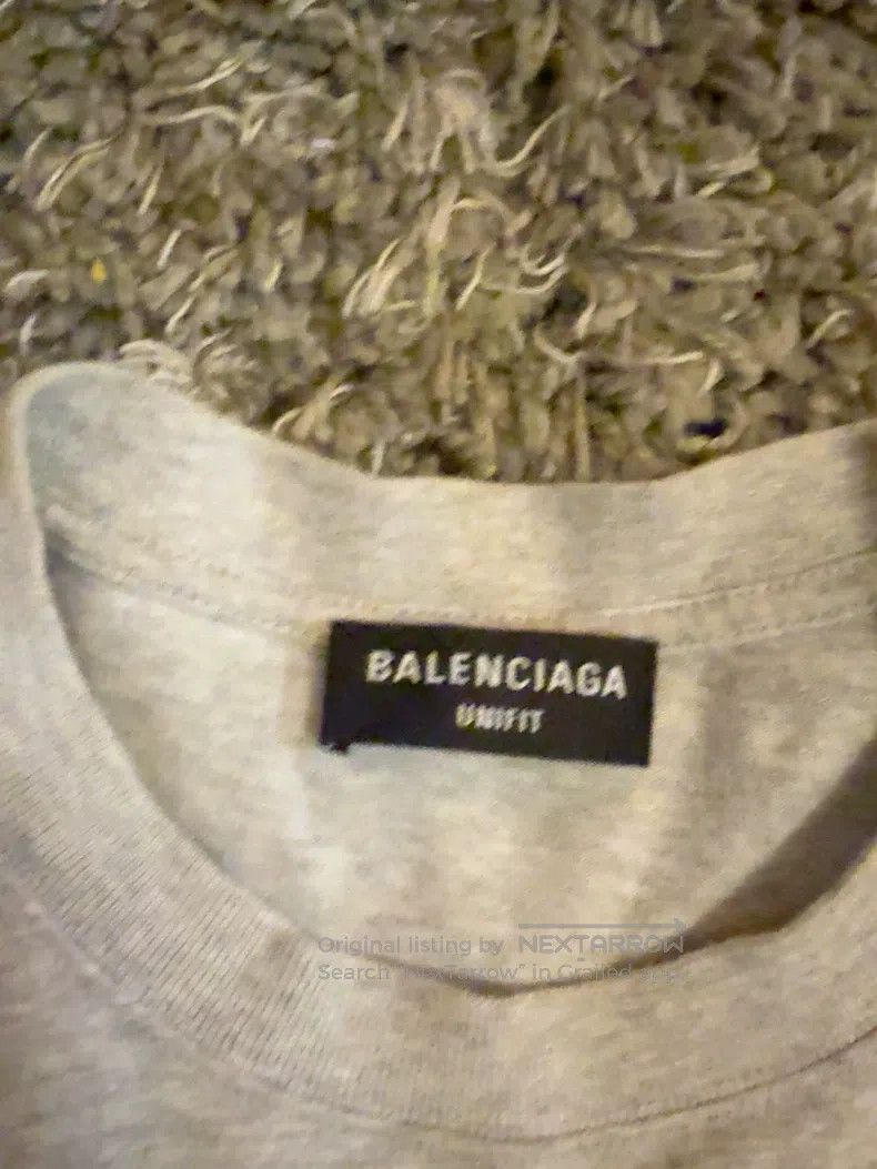 Balenciaga Balenciaga Reversed Letter + Loose Fit Vintage Round Neck Size US S / EU 44-46 / 1 - 2 Thumbnail