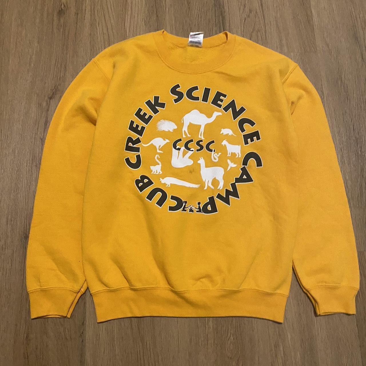 Gildan Yellow and black crewneck sweatshirt #winterwear Size US S / EU 44-46 / 1 - 1 Thumbnail