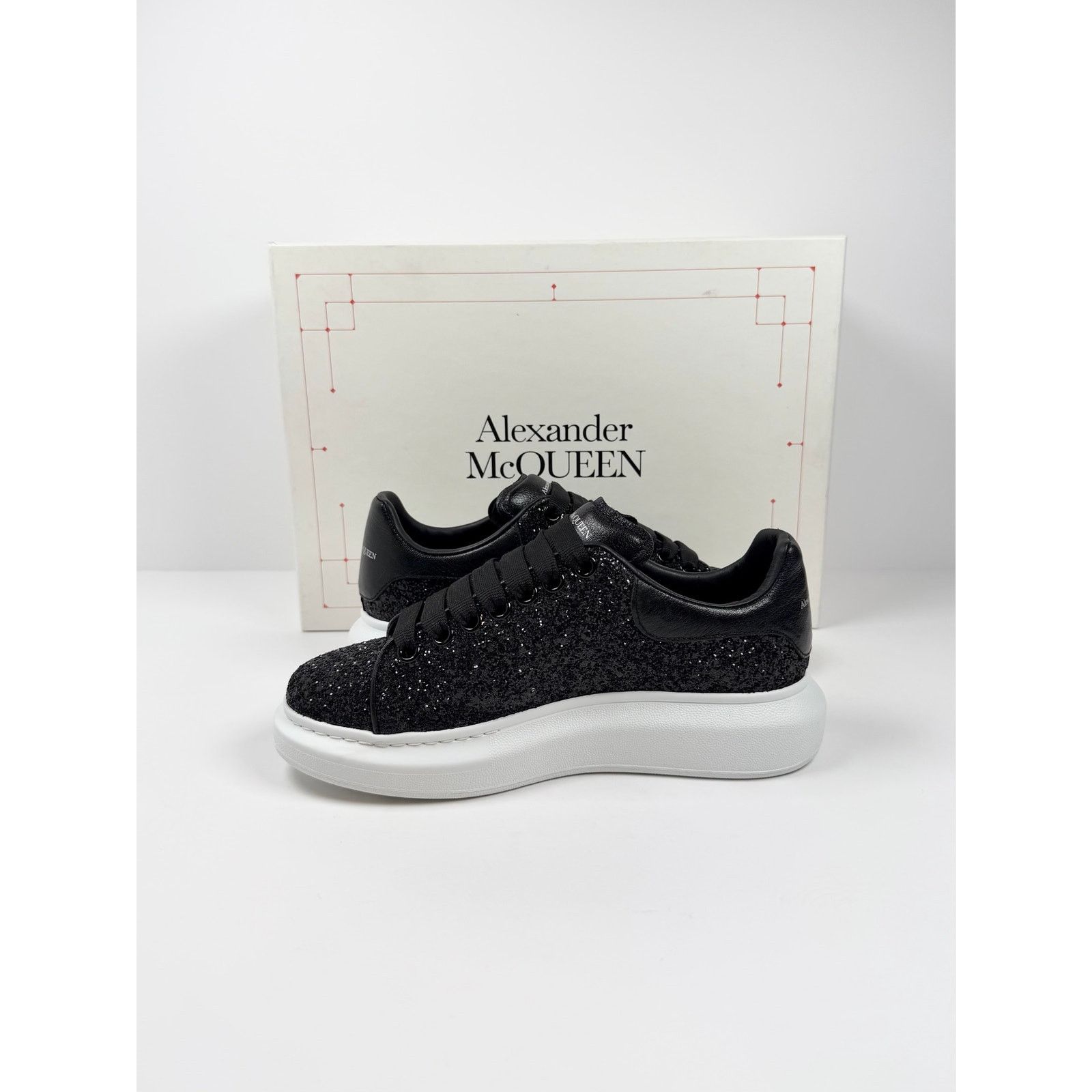 Alexander McQueen Size 7.5 - Alexander McQueen Black Crystals WORN 1X! Size US 7.5 / EU 40-41 - 6 Thumbnail