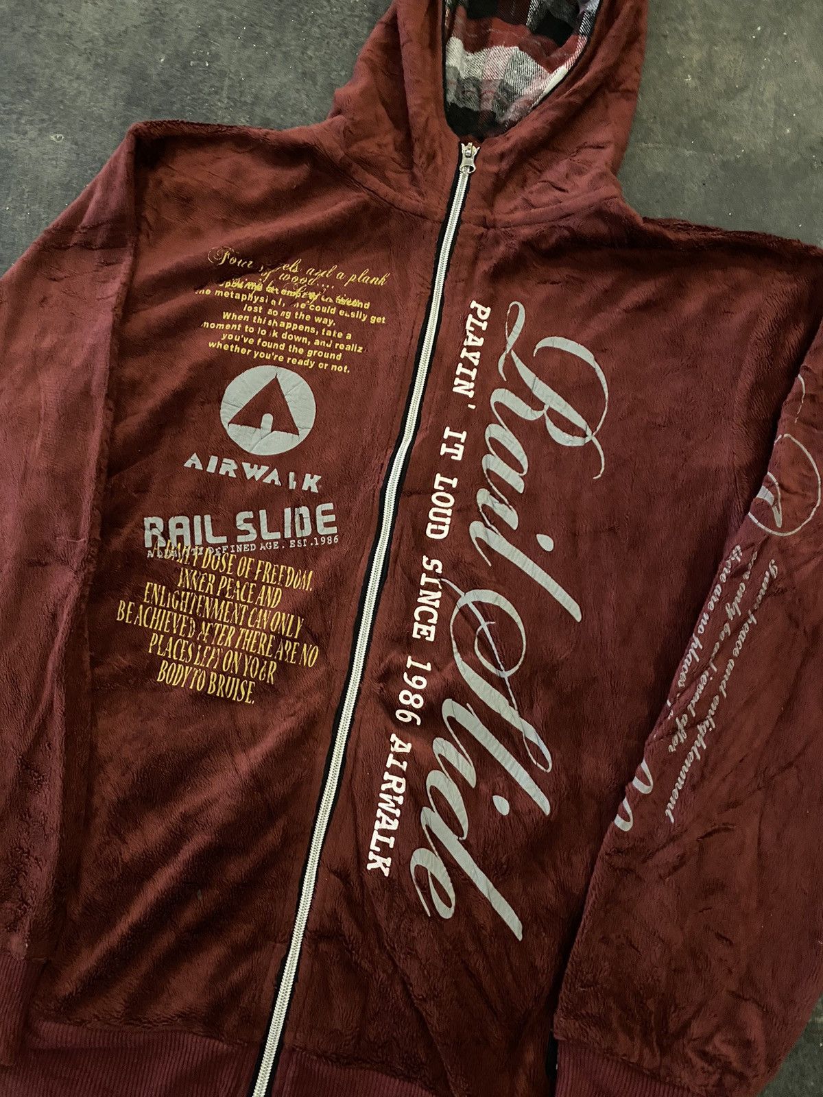 Airwalk × Hysteric Glamour × If Six Was Nine Y2k Fur Air walk punk ifsixwasnine zipper hoodie Size US L / EU 52-54 / 3 - 2 Thumbnail