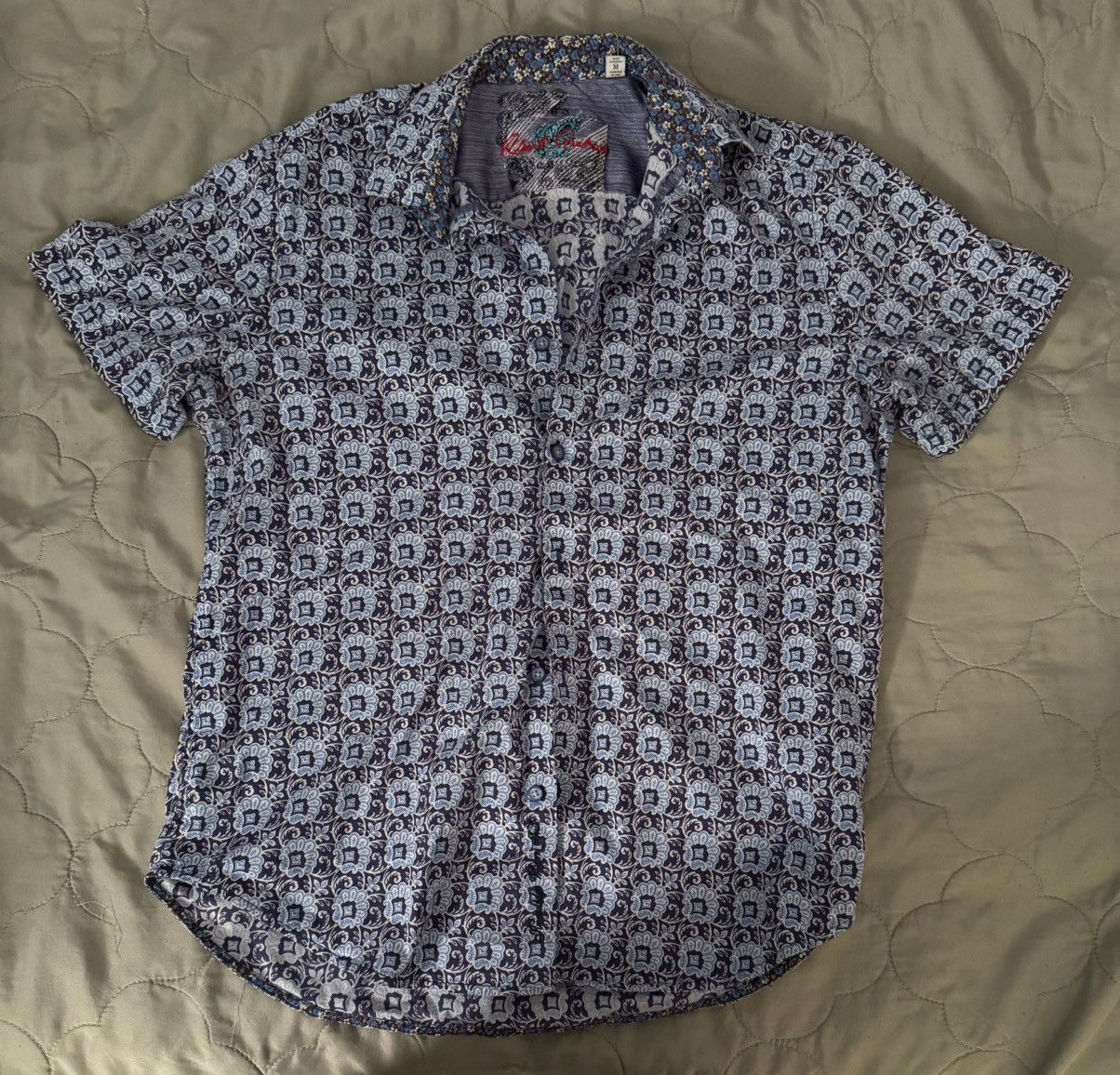 Robert Graham Robert Graham Paisley Floral Pattern Short Sleeve Medium Size US M / EU 48-50 / 2 - 1 Thumbnail