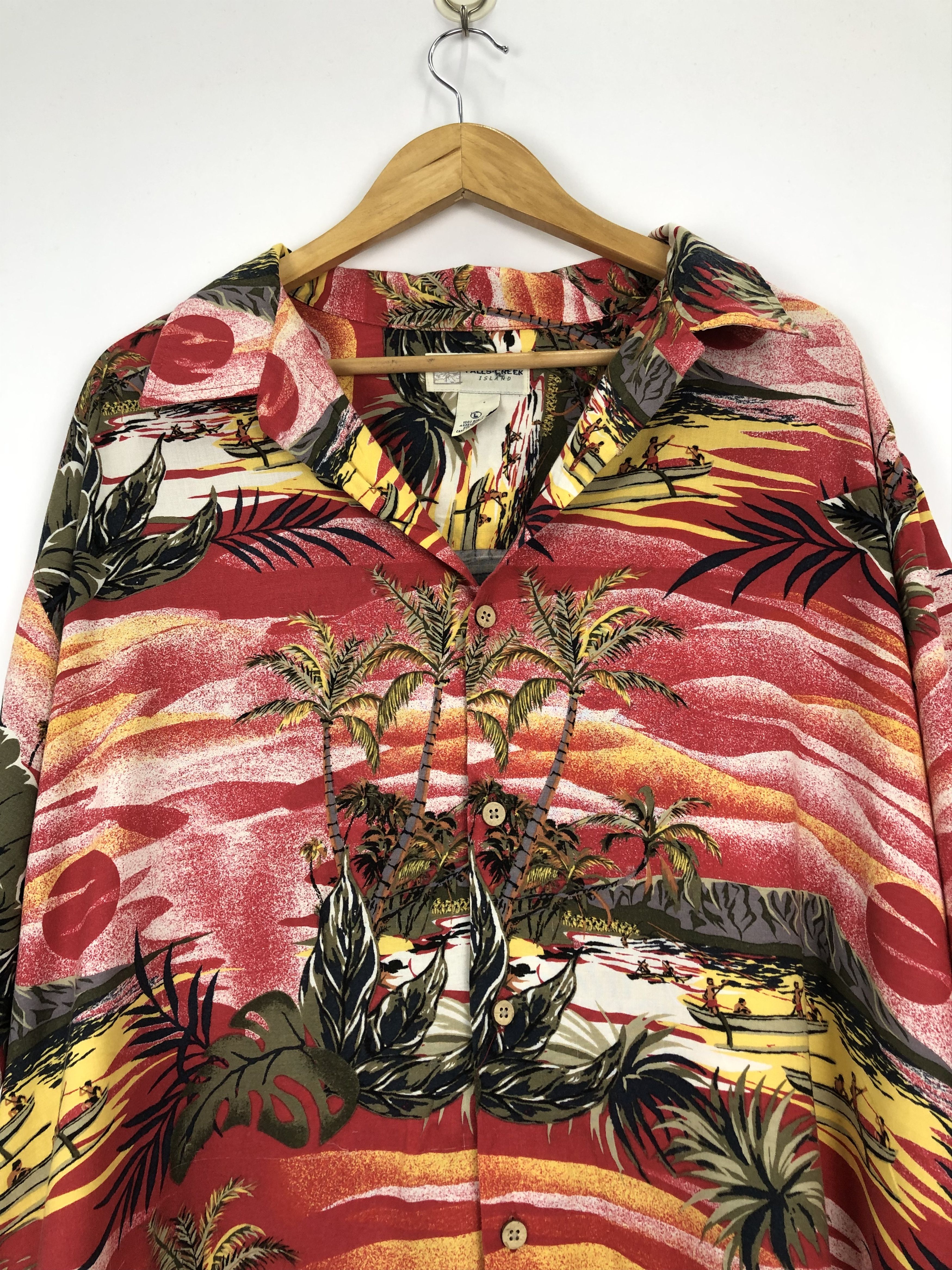 Vintage Vintage Hawaiian Natural Floral Motive TA0009 Size US L / EU 52-54 / 3 - 8 Thumbnail