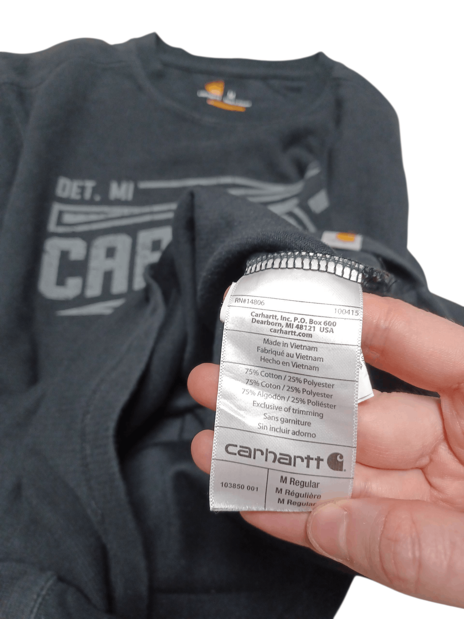 Carhartt CARHARTT DETROIT VINTAGE BIG LOGO SWEATSHIRT Size US M / EU 48-50 / 2 - 5 Thumbnail