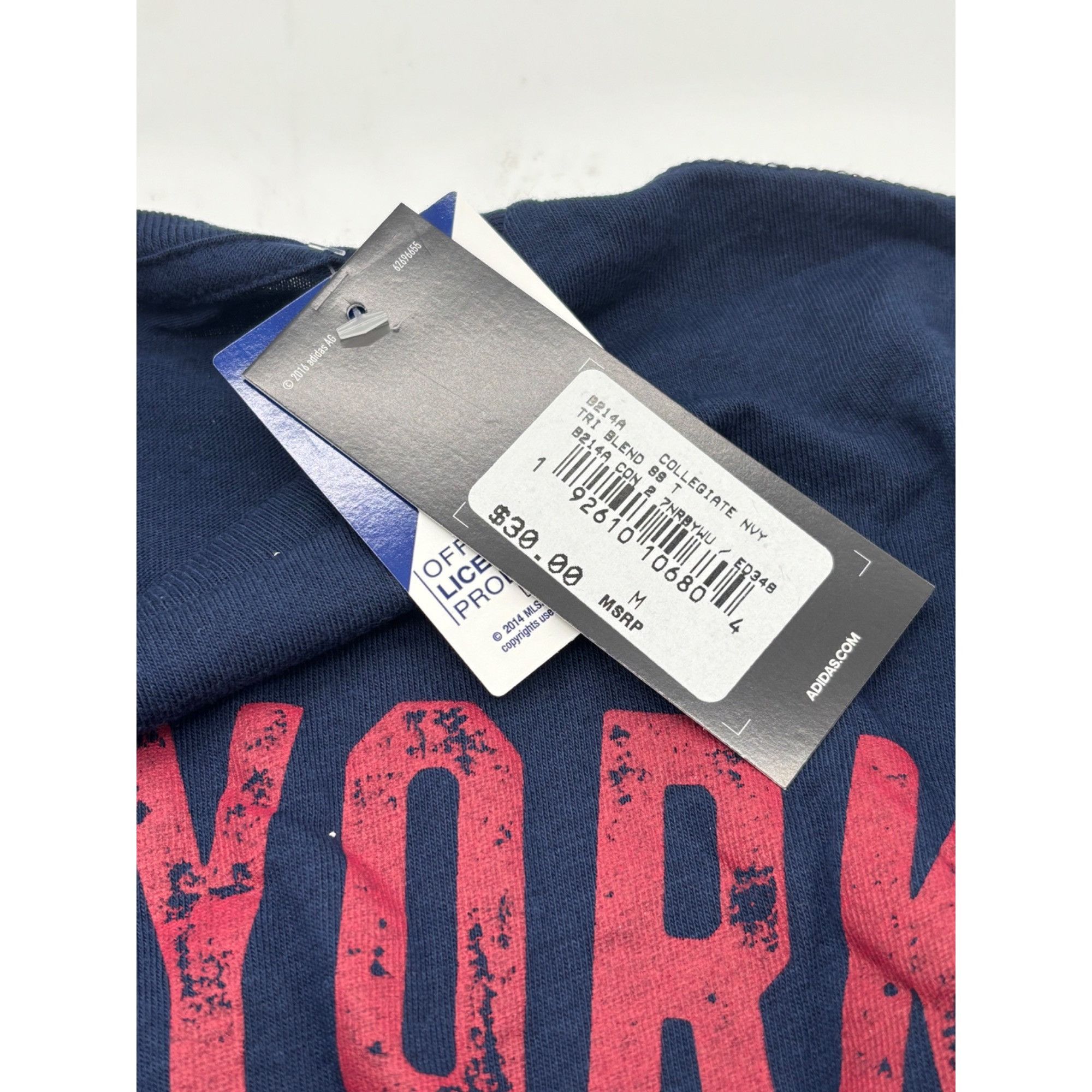 Adidas Adidas Mens New York Red Bulls Graphic T-Shirt, Style # B214 Size US M / EU 48-50 / 2 - 8 Thumbnail