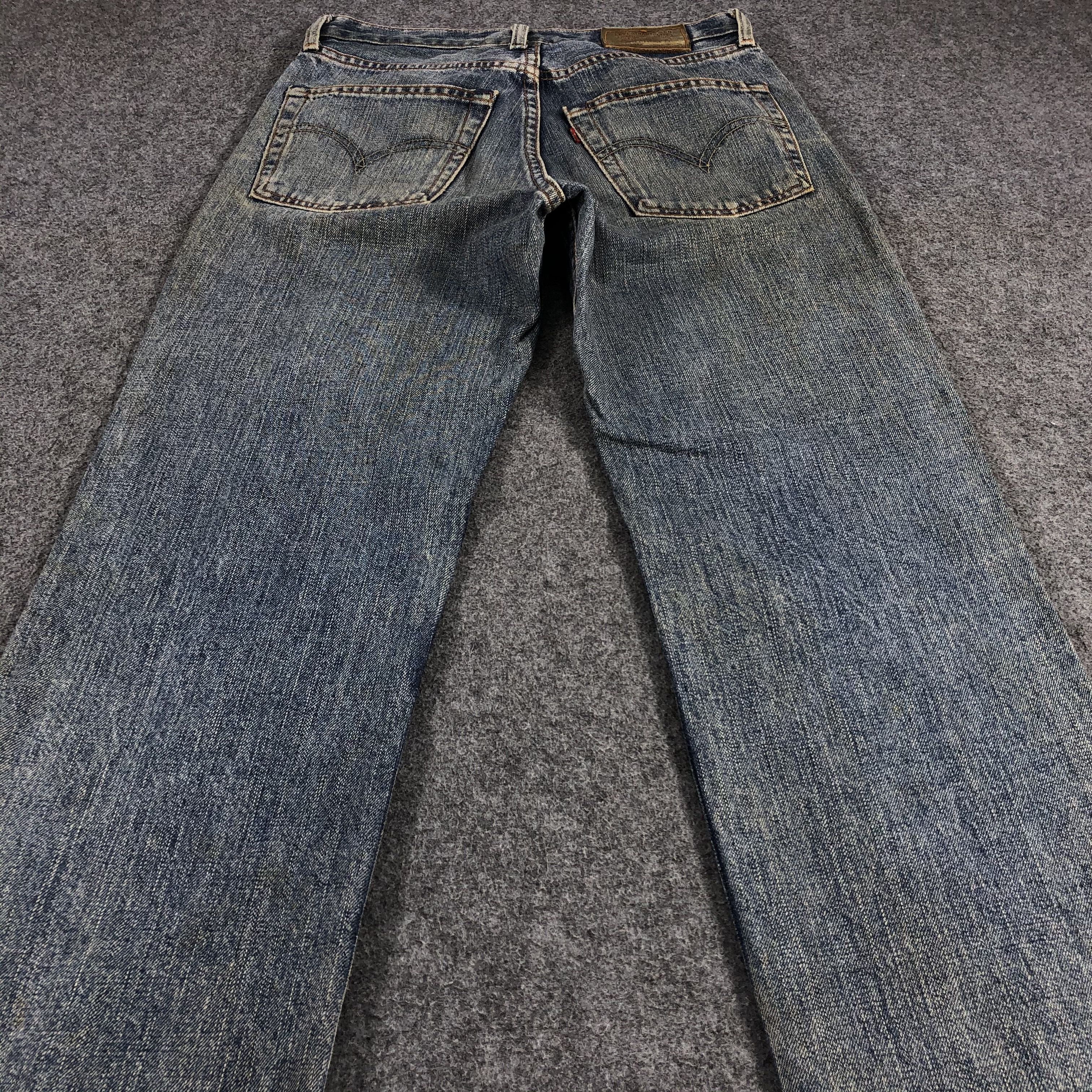 Levi's × Vintage Vintage 90s Distress Mud Wash Levis 502 Jeans-JM1374 Size US 28 / EU 44 - 4 Thumbnail