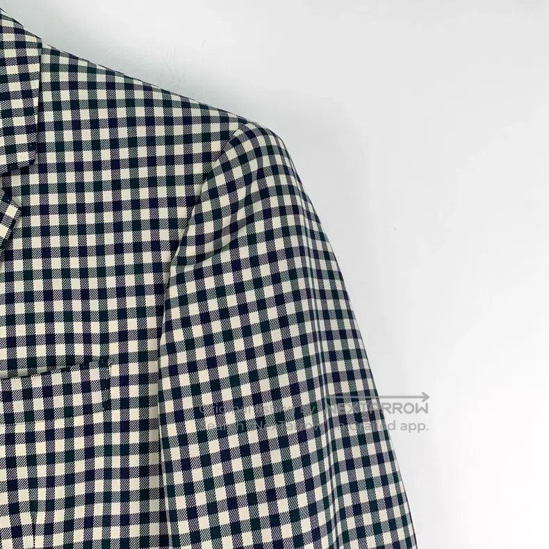 Thom Browne Thom Browne Color Block Wool Lapel Single Breasted Jacket Size US XS / EU 42 / 0 - 3 Thumbnail