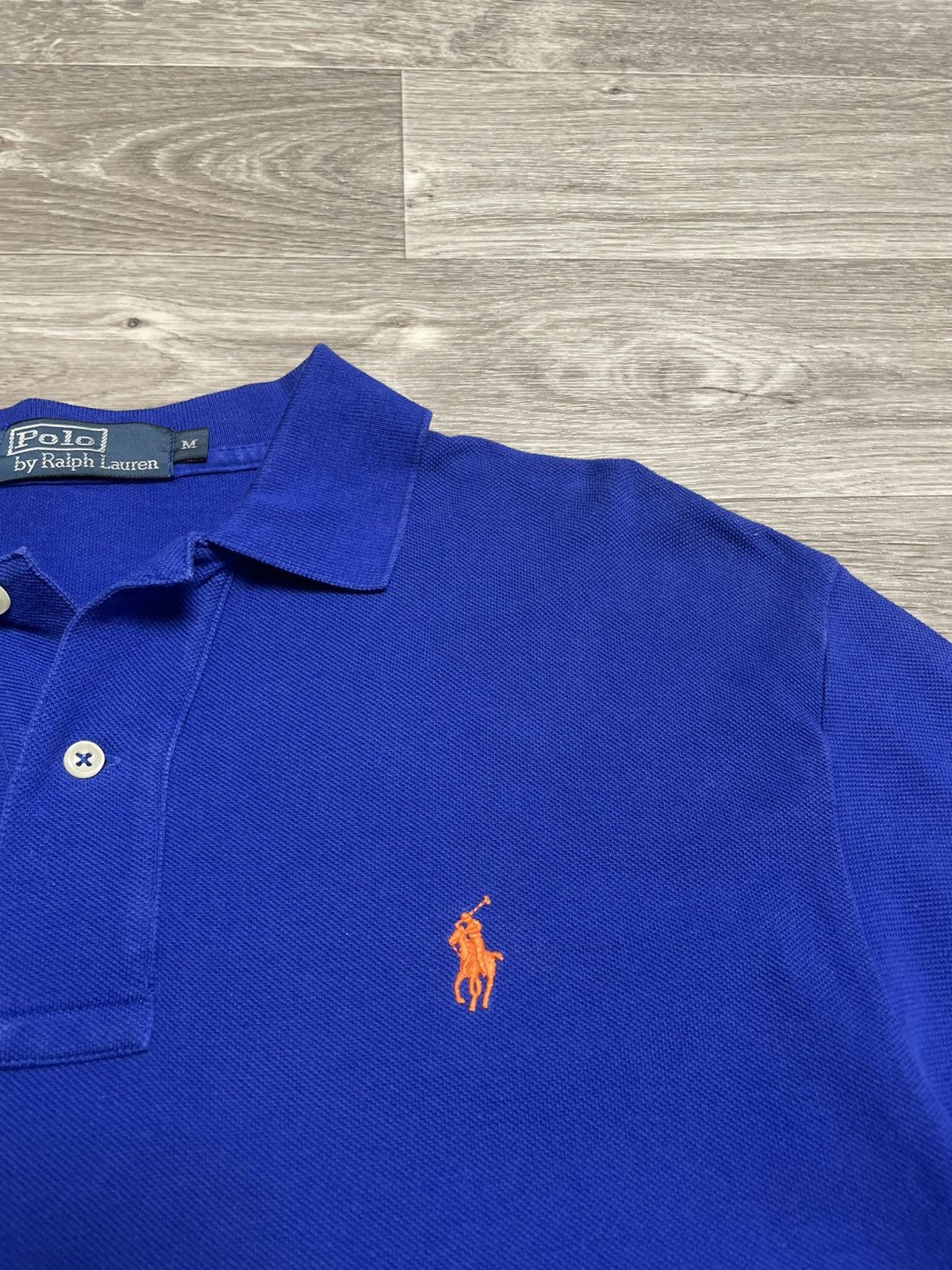 Polo Ralph Lauren Vintage Polo Ralph Lauren Blue Long Sleeve Polo Shirt Size US M / EU 48-50 / 2 - 7 Thumbnail