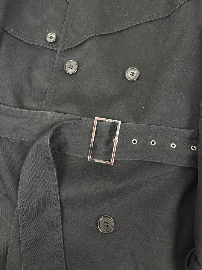 Dior AW2009 Dior Black Wool Double-Breasted Trench Coat by Kris Van Assche Size US M / EU 48-50 / 2 - 11 Thumbnail