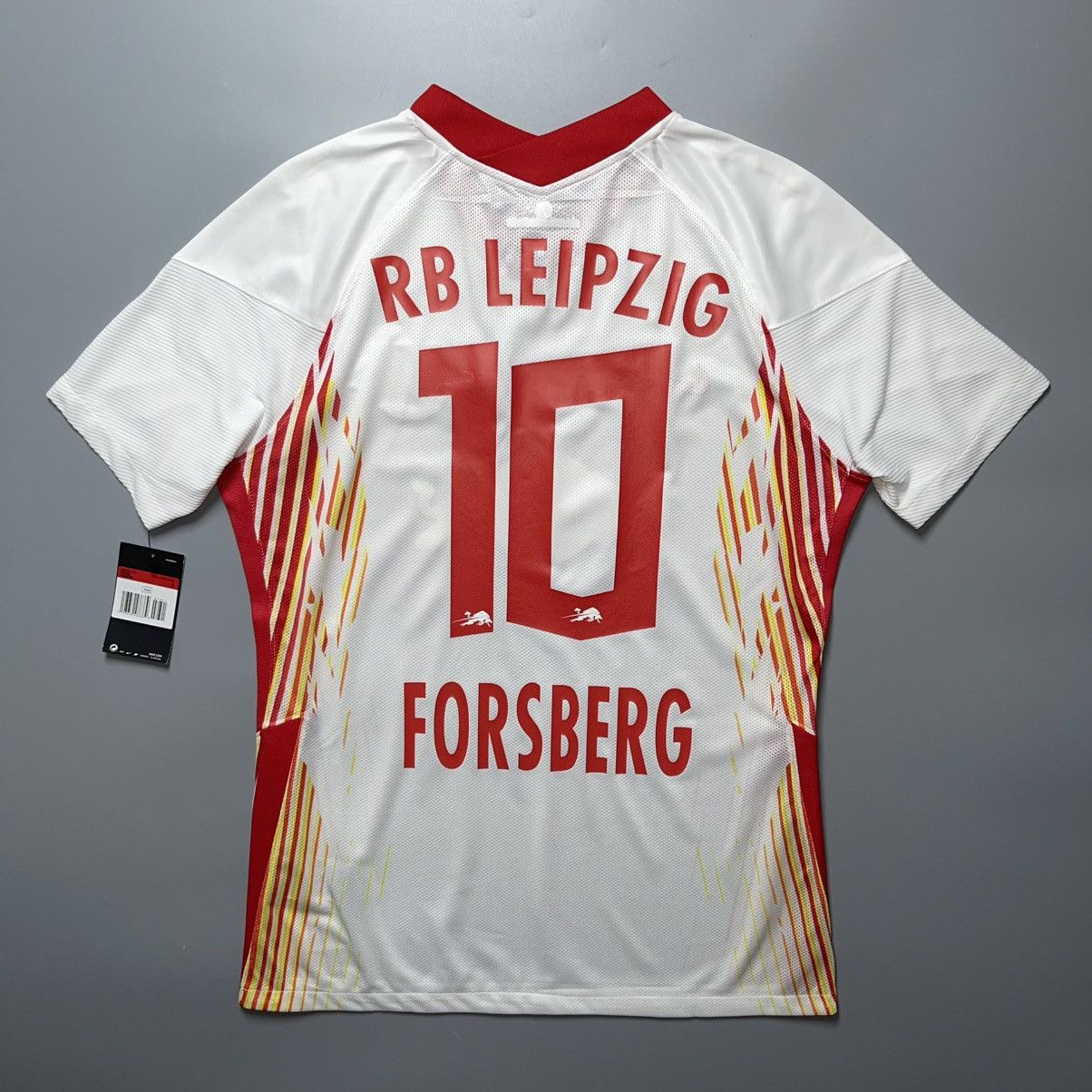 Nike RB LEIPZIG NIKE 2020/2021 FOOTBALL HOME JERSEY #10 FORSBERG Size US L / EU 52-54 / 3 - 1 Thumbnail