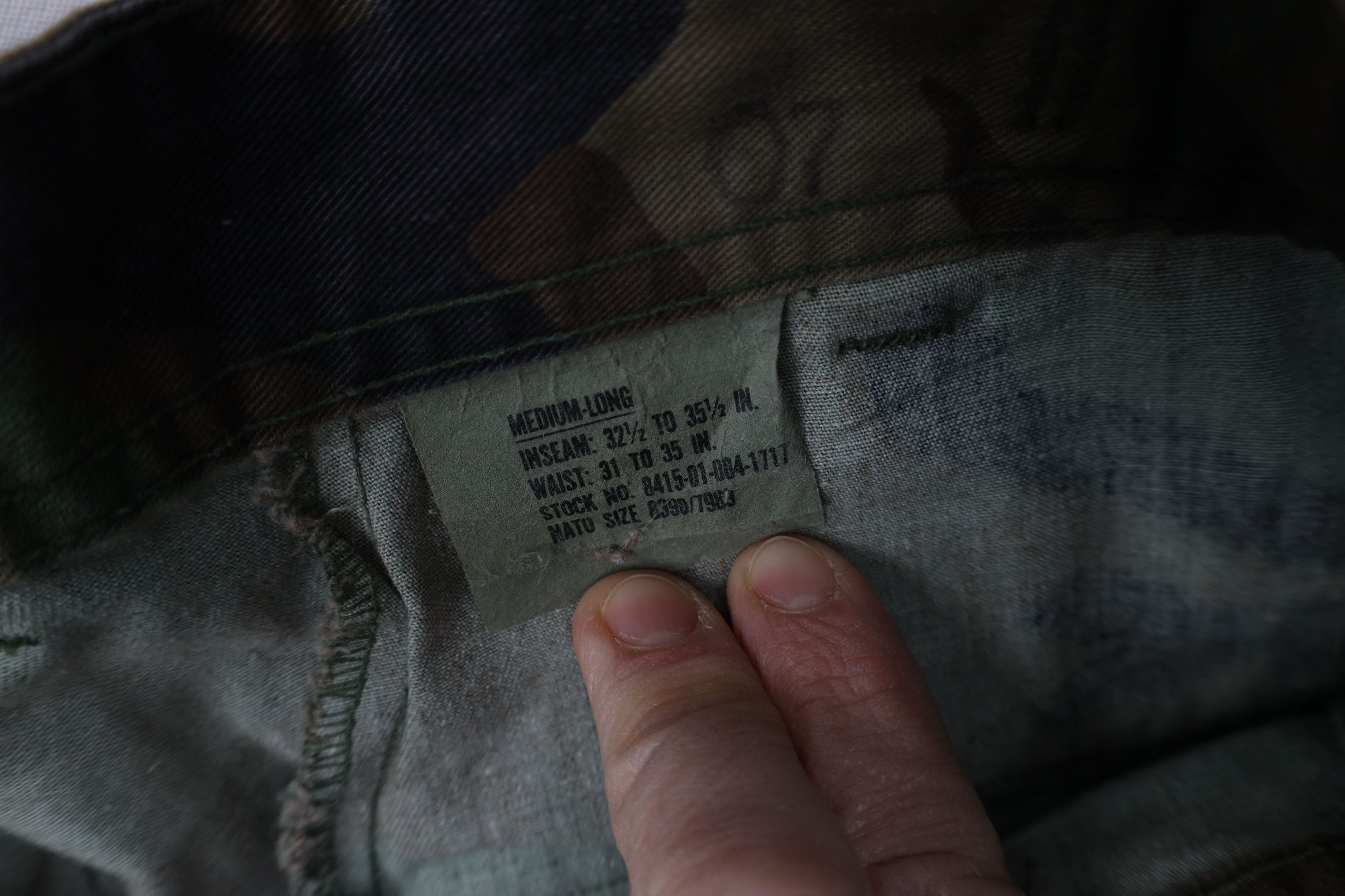 Vintage Vintage 90s USGI Camouflage Combat Cargo Trousers Pants US Size US 34 / EU 50 - 8 Thumbnail