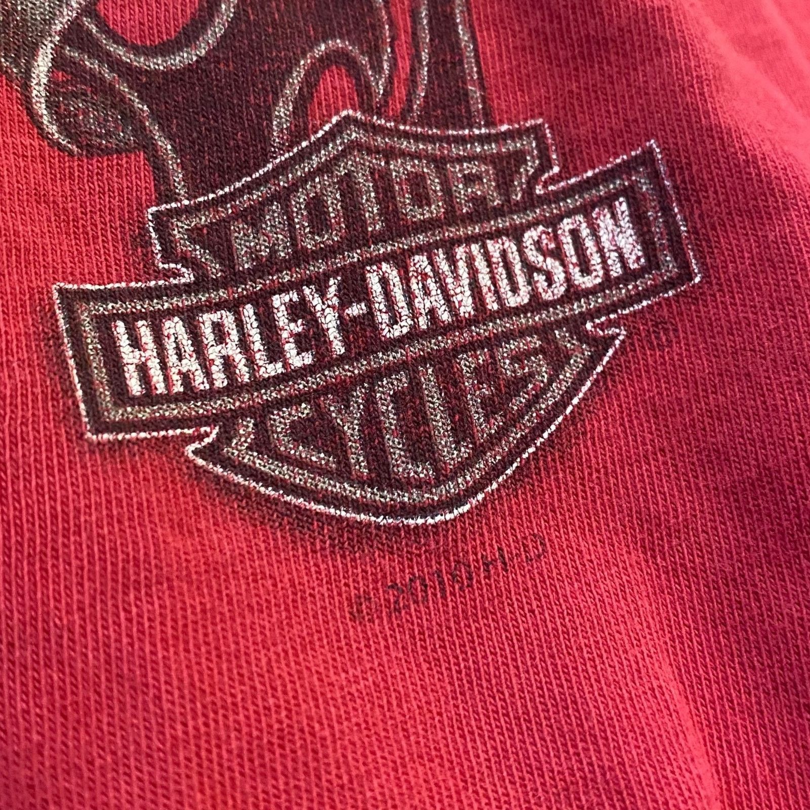 Harley Davidson × Vintage Vintage Harley Davidson Fire Long Sleeve NYC T Shirt Size US XL / EU 56 / 4 - 8 Thumbnail