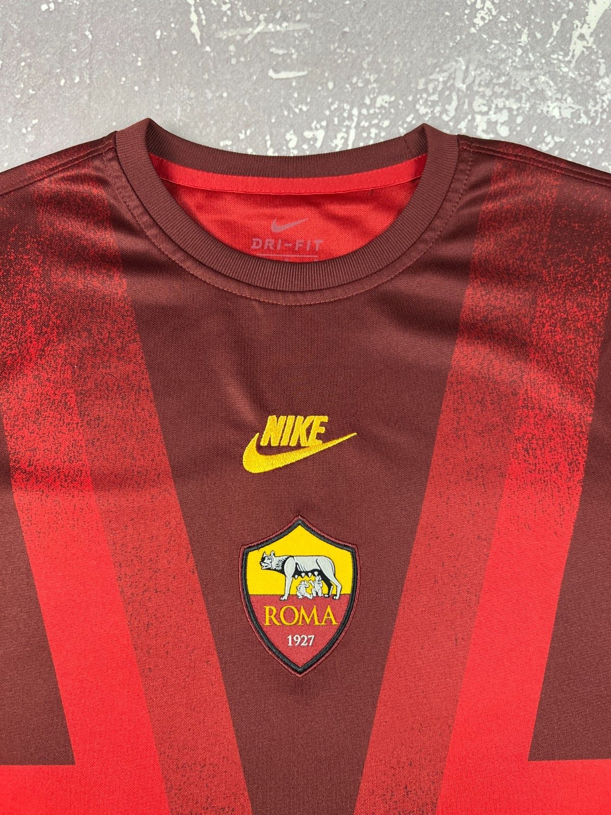 Nike 2019/2020 Nike AS Roma Pre Match Jersey Mens XS Youth L Size US XXS / EU 40 - 3 Thumbnail