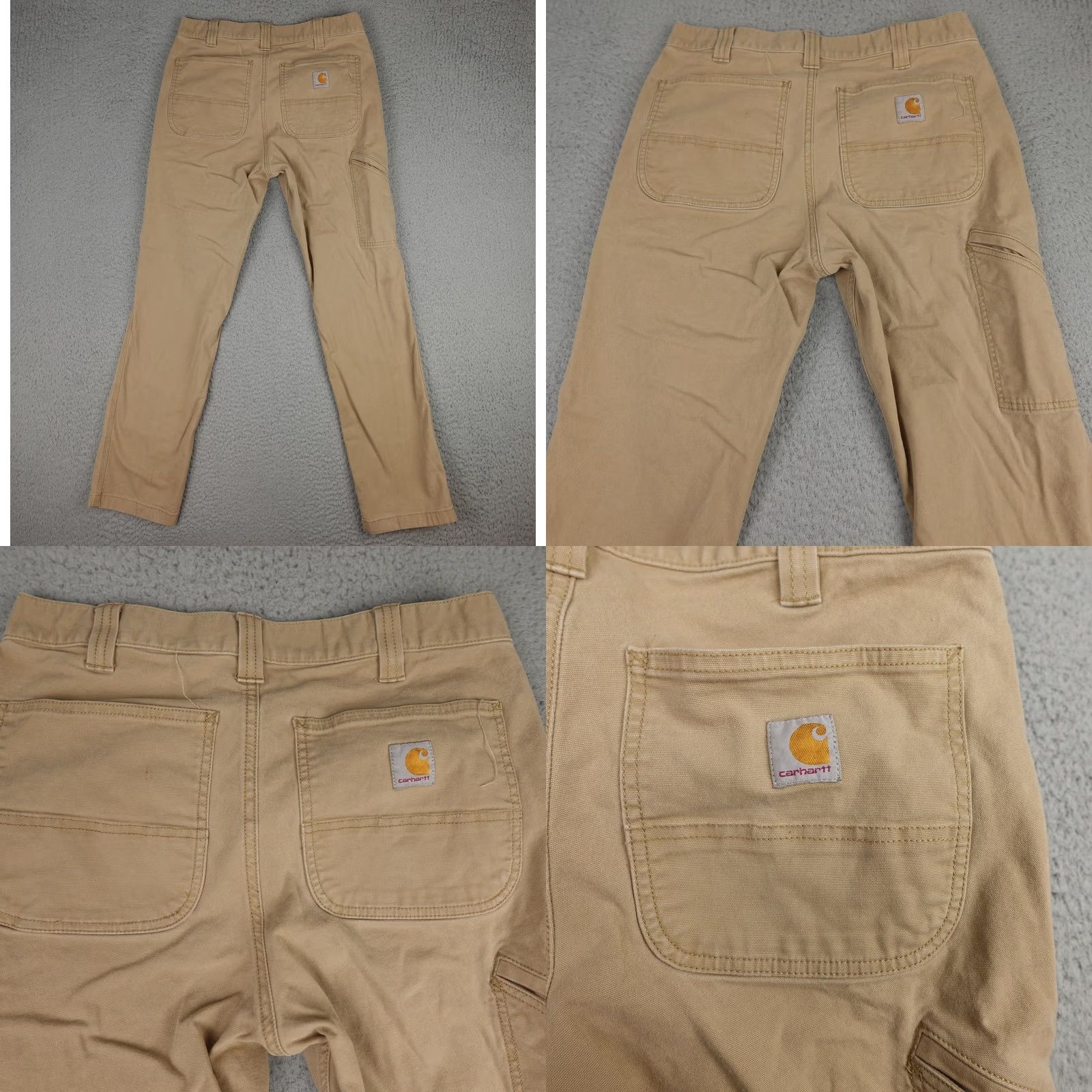 Carhartt Carhartt Carpenter Pants Mens 32x34 Brown Relaxed Fit Workwear Logo Straight 5-Pocket Canvas Pants Size US 32 / EU 48 - 8 Thumbnail