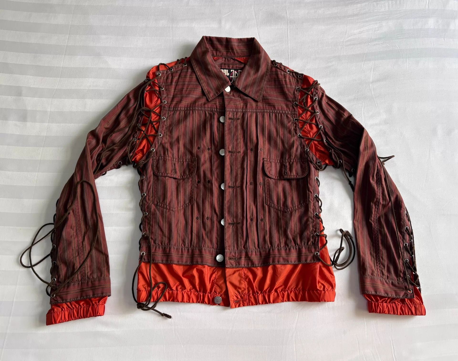 Jean Paul Gaultier Jean Paul Gaultier Vintage Archive Belted Lacing Jacket 48 Size US M / EU 48-50 / 2 - 1 Thumbnail