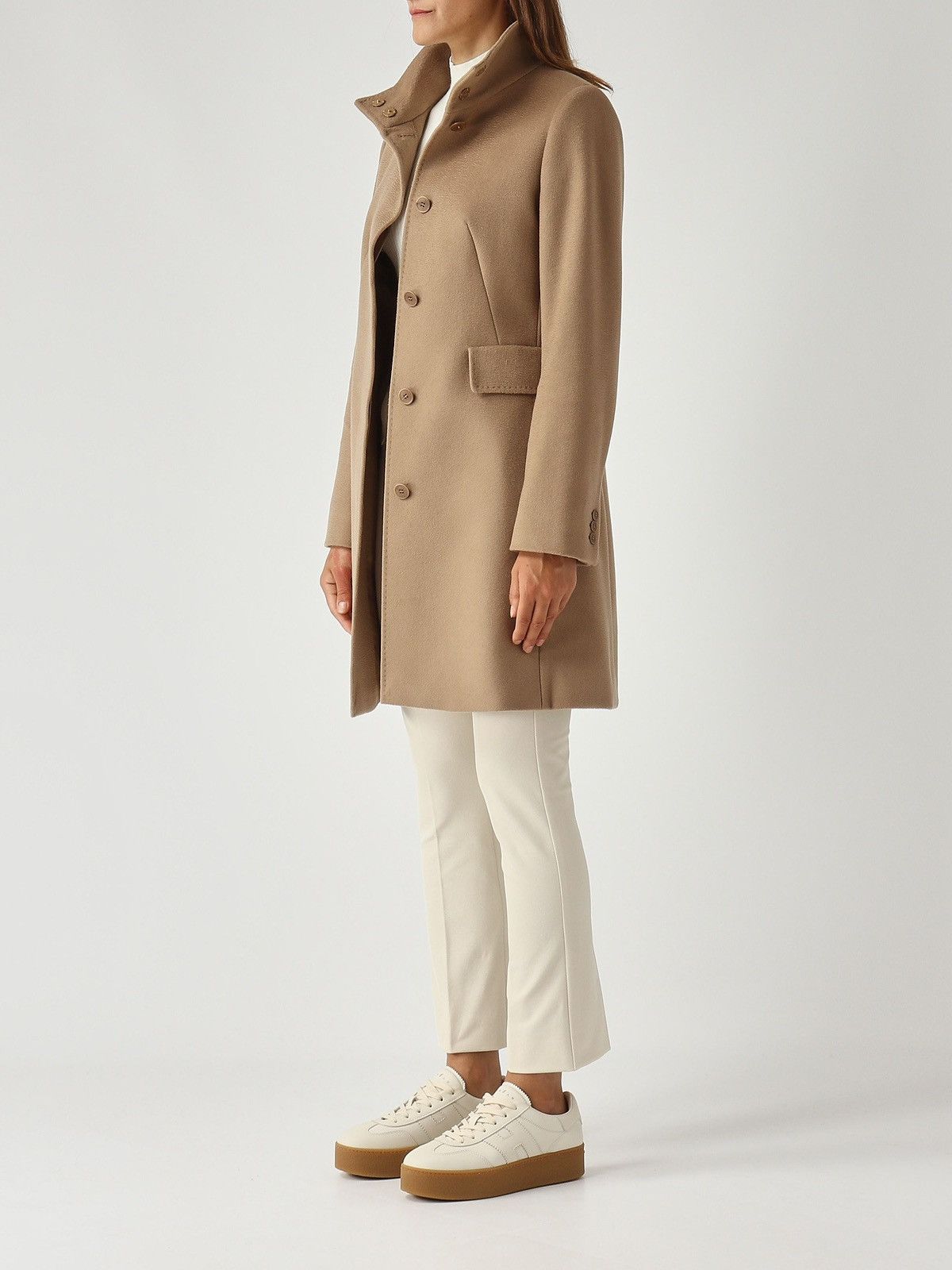 Max Mara Max Mara Camel Hair Coat Women's Wool Size XS / US 0-2 / IT 36-38 - 5 Thumbnail