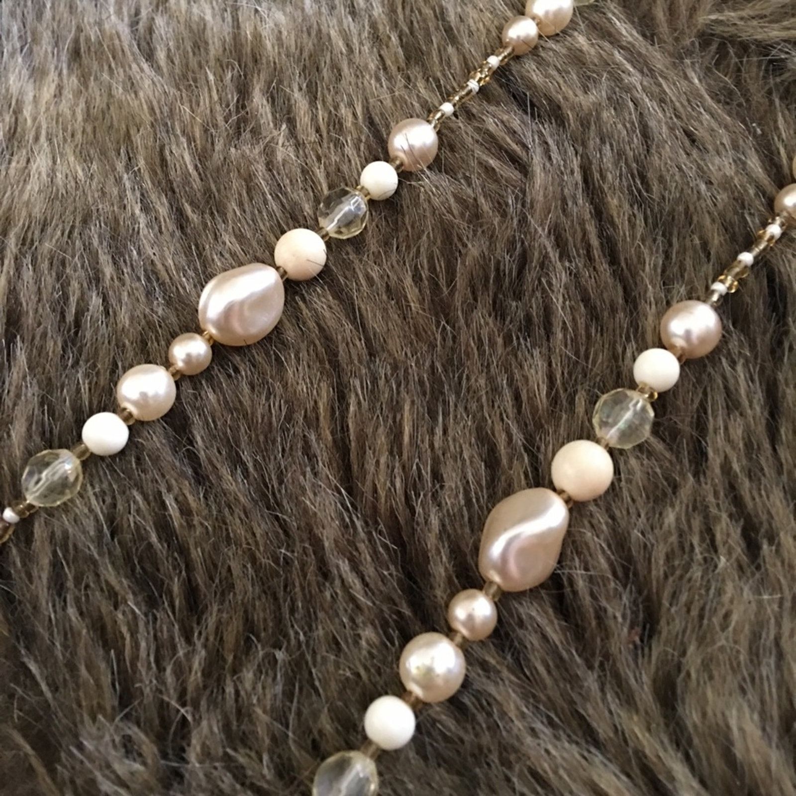 Vintage Vintage faux pearl and glass bead necklace Size ONE SIZE - 8 Thumbnail