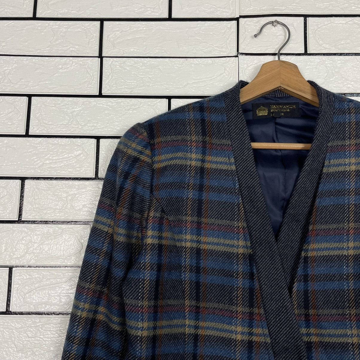 Hardy Amies Hardy Amies Boutique London Plaid Crop Jacket Size M / US 6-8 / IT 42-44 - 6 Thumbnail